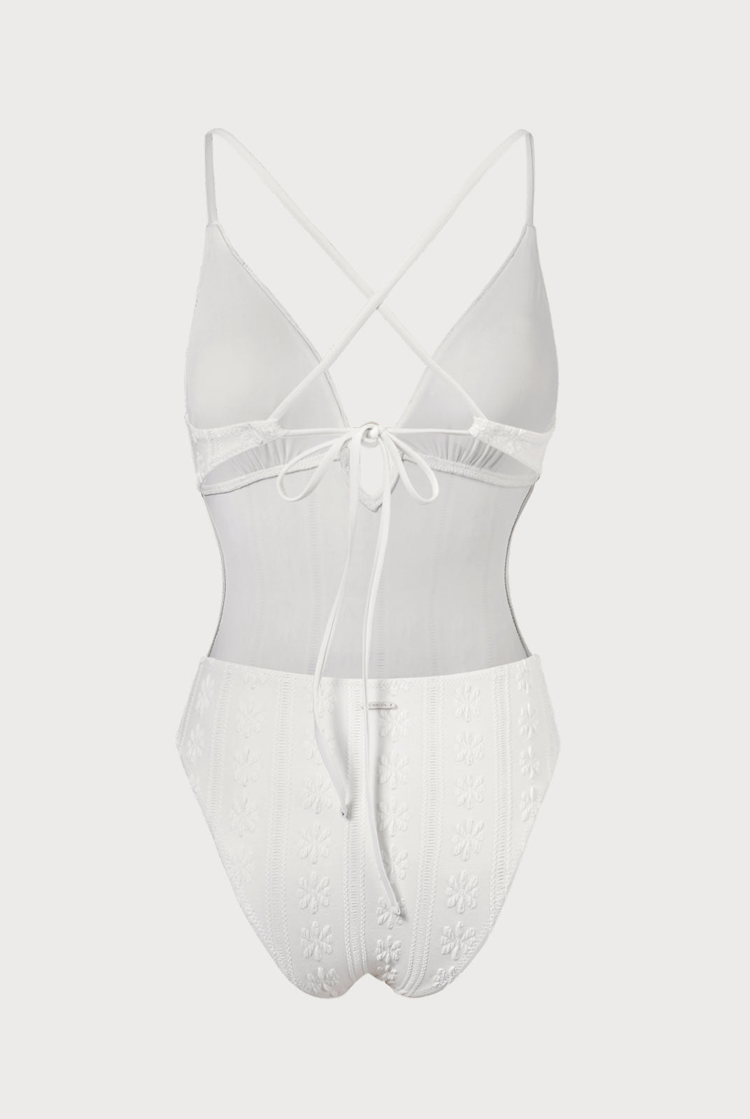 Textured Cutout One Piece Swimwear Sustainable One-Pieces - BERLOOK