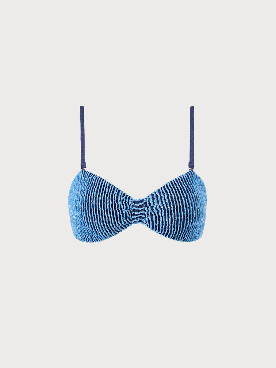 striped swim top