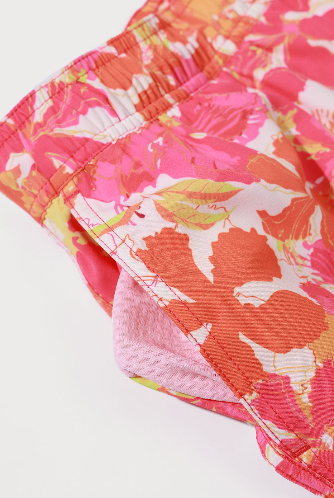 The Hibiscus Flowers Print Beach Swimming Trunks Sustainable Men's Shorts - BERLOOK