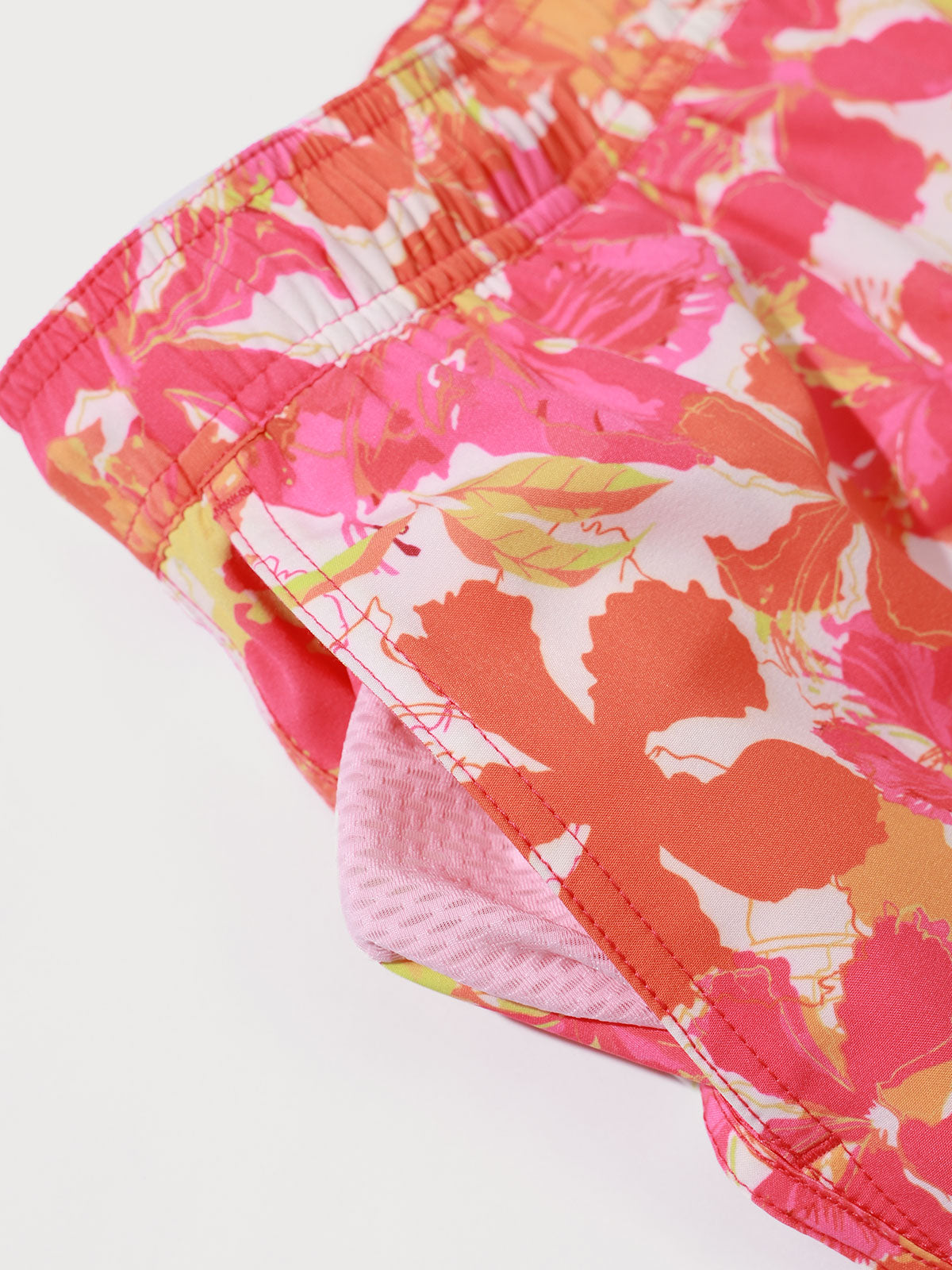 The Hibiscus Flowers Print Beach Swimming Trunks Sustainable Men's Shorts - BERLOOK