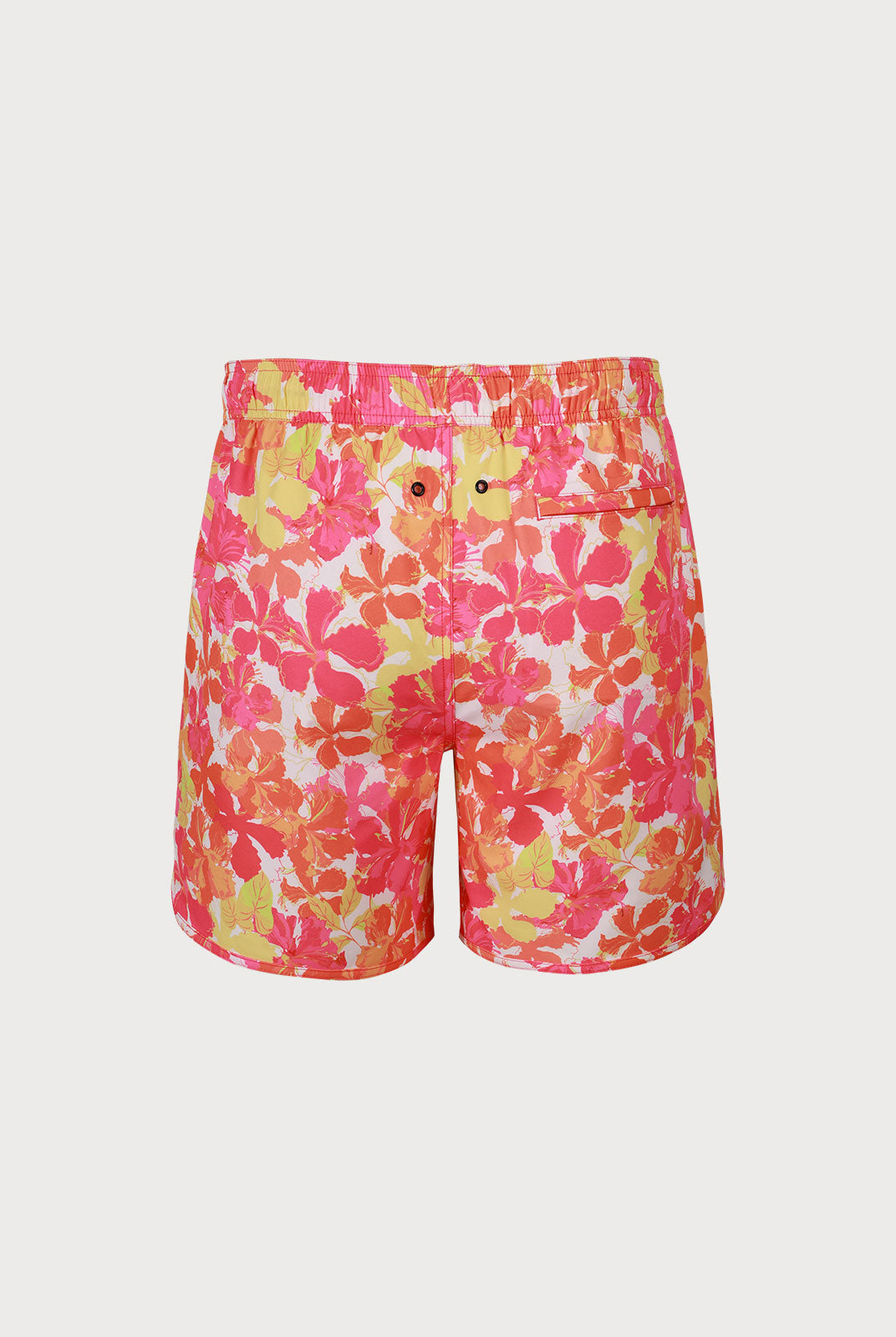 The Hibiscus Flowers Print Beach Swimming Trunks Sustainable Men's Shorts - BERLOOK