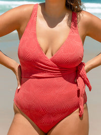 The Jacquard Reversible Plus Size One-Piece Swimsuit Sustainable Plus Size One-Pieces - BERLOOK