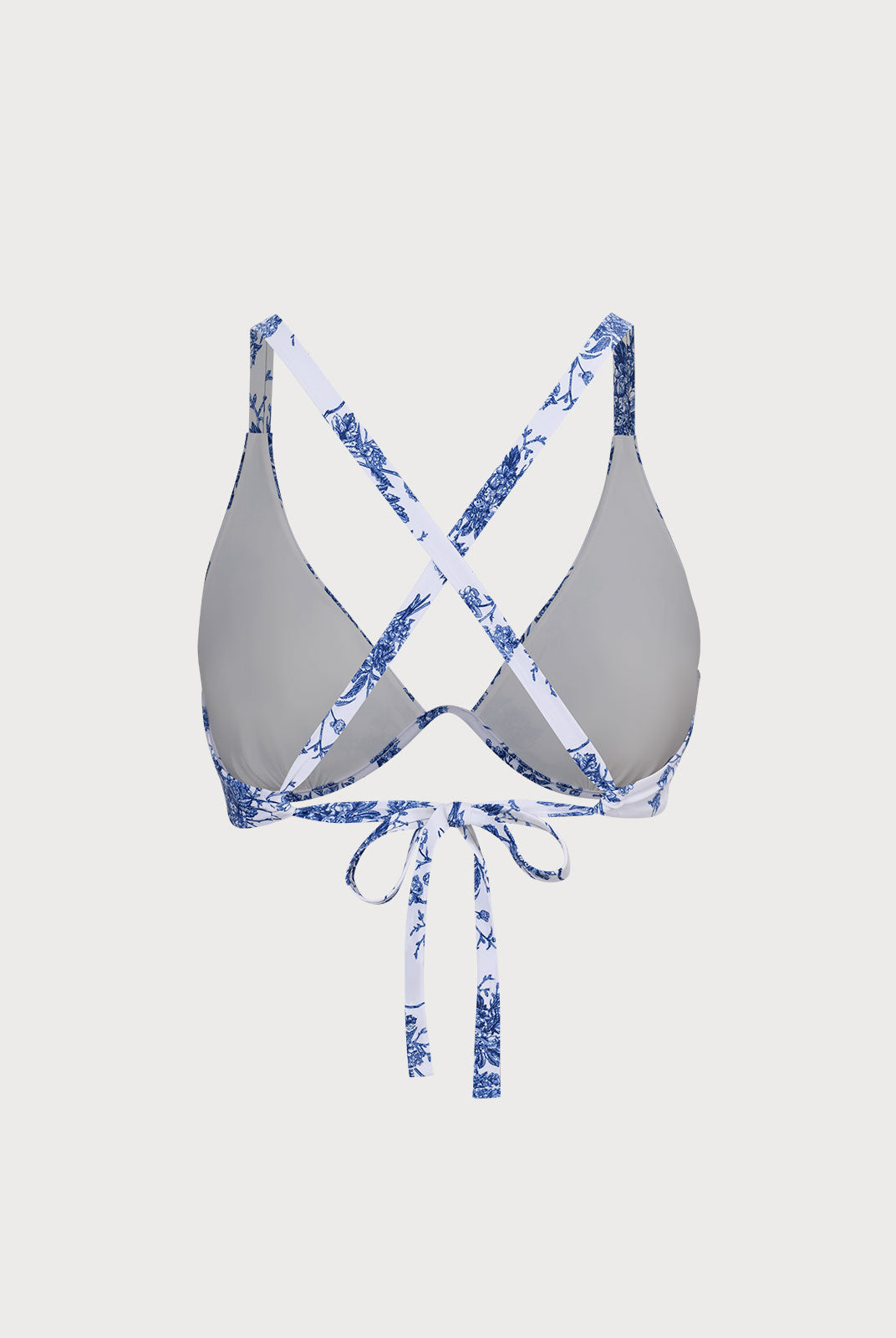 Underwire Floral Plus Size Bikini Top Sustainable Plus Size Bikinis - BERLOOK
