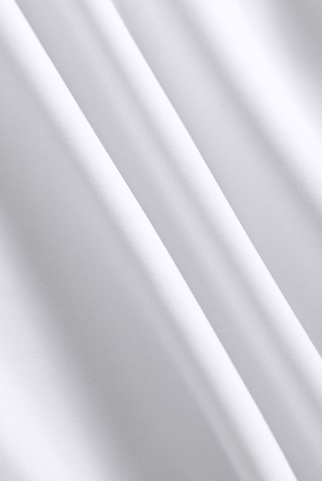 White Scallop Hem Skort Sustainable Yoga Bottoms - BERLOOK