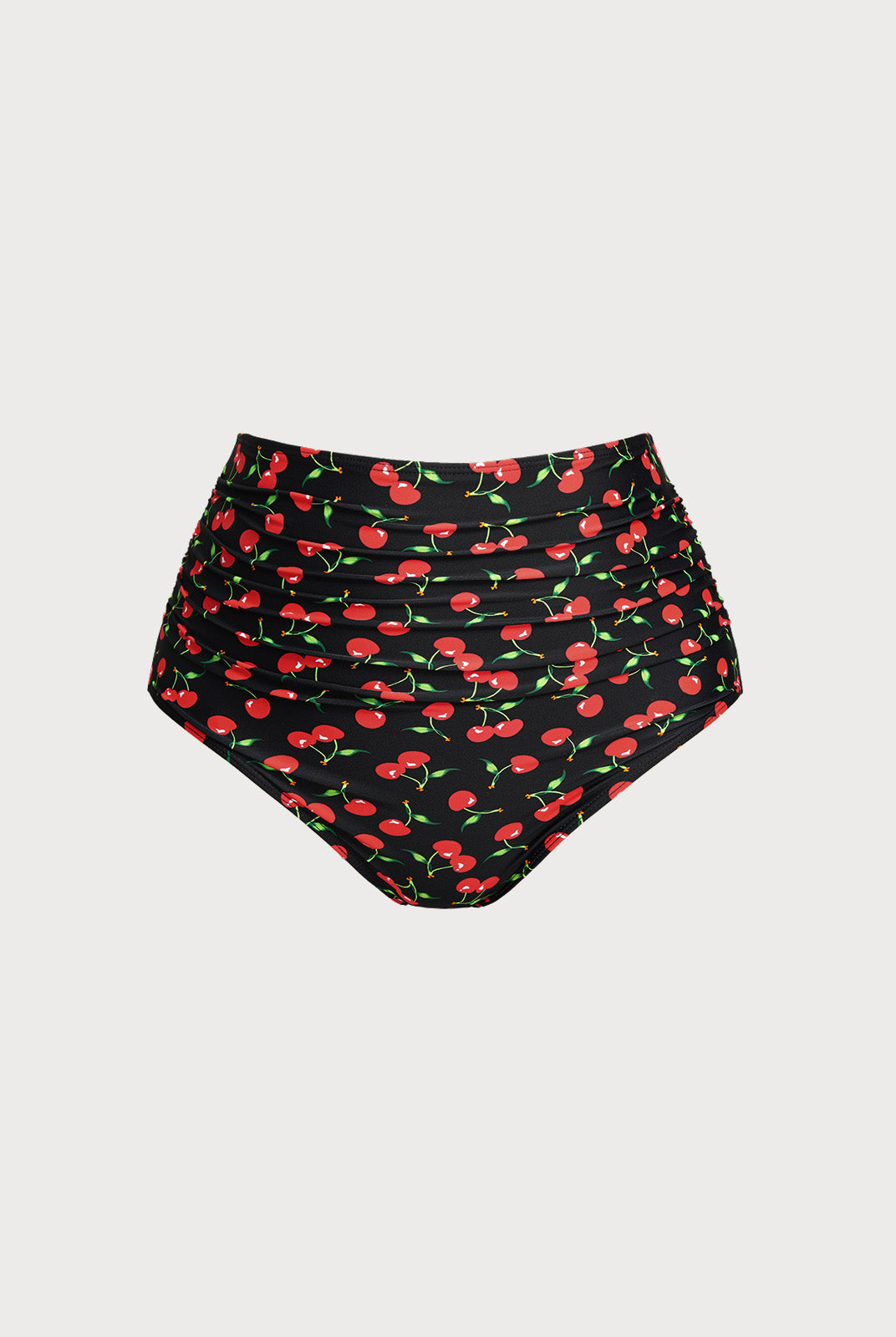 Women Knitted Nylon Bikini Bottoms Black Sustainable Plus Size Bikinis - BERLOOK