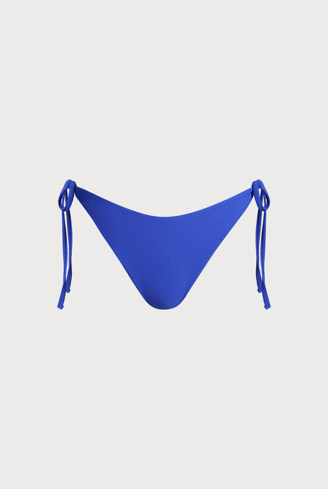Women Knitted Nylon Bikini Bottoms Blue Sustainable Bikinis - BERLOOK