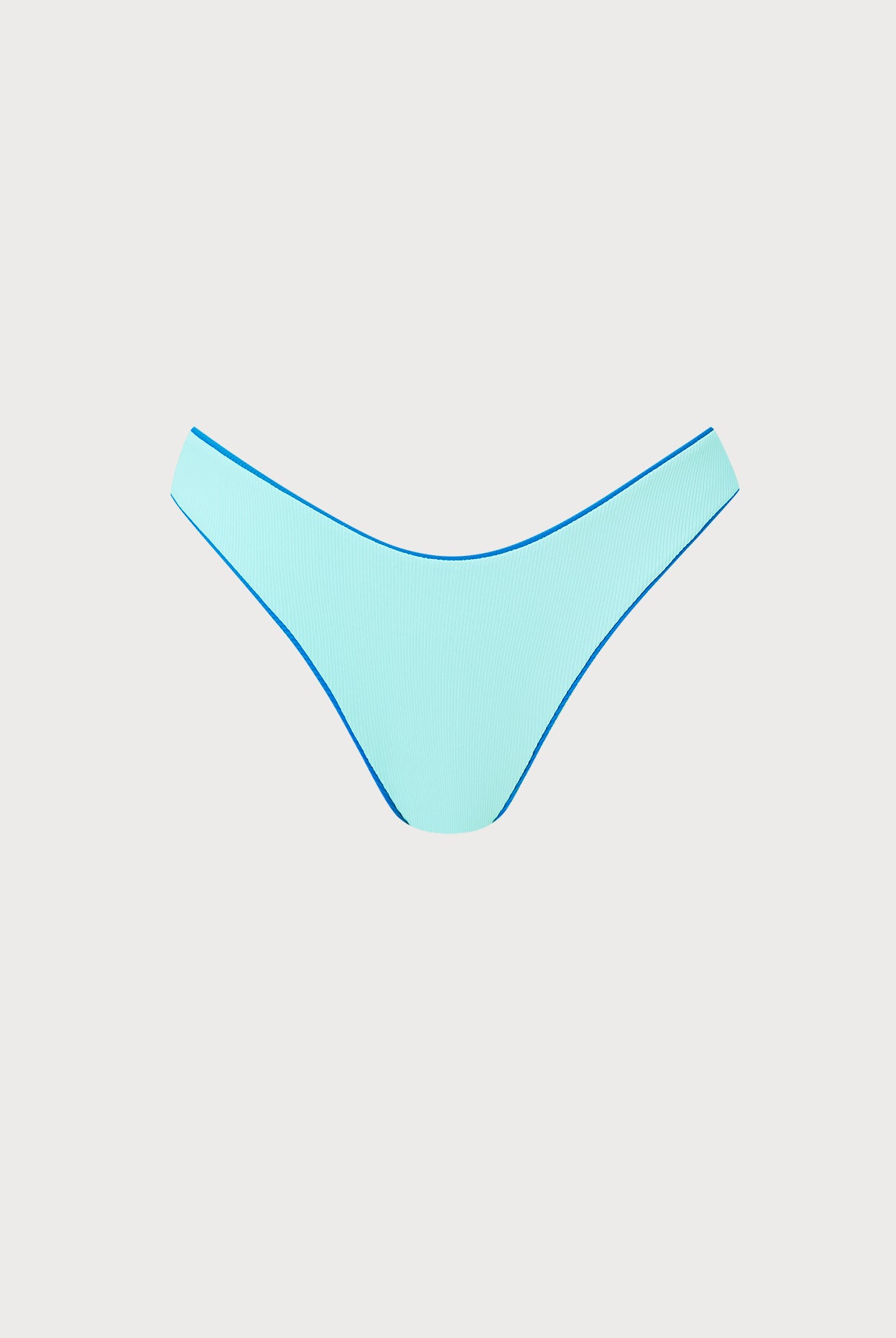 Women Knitted Nylon Bikini Bottoms Blue Sustainable Bikinis - BERLOOK