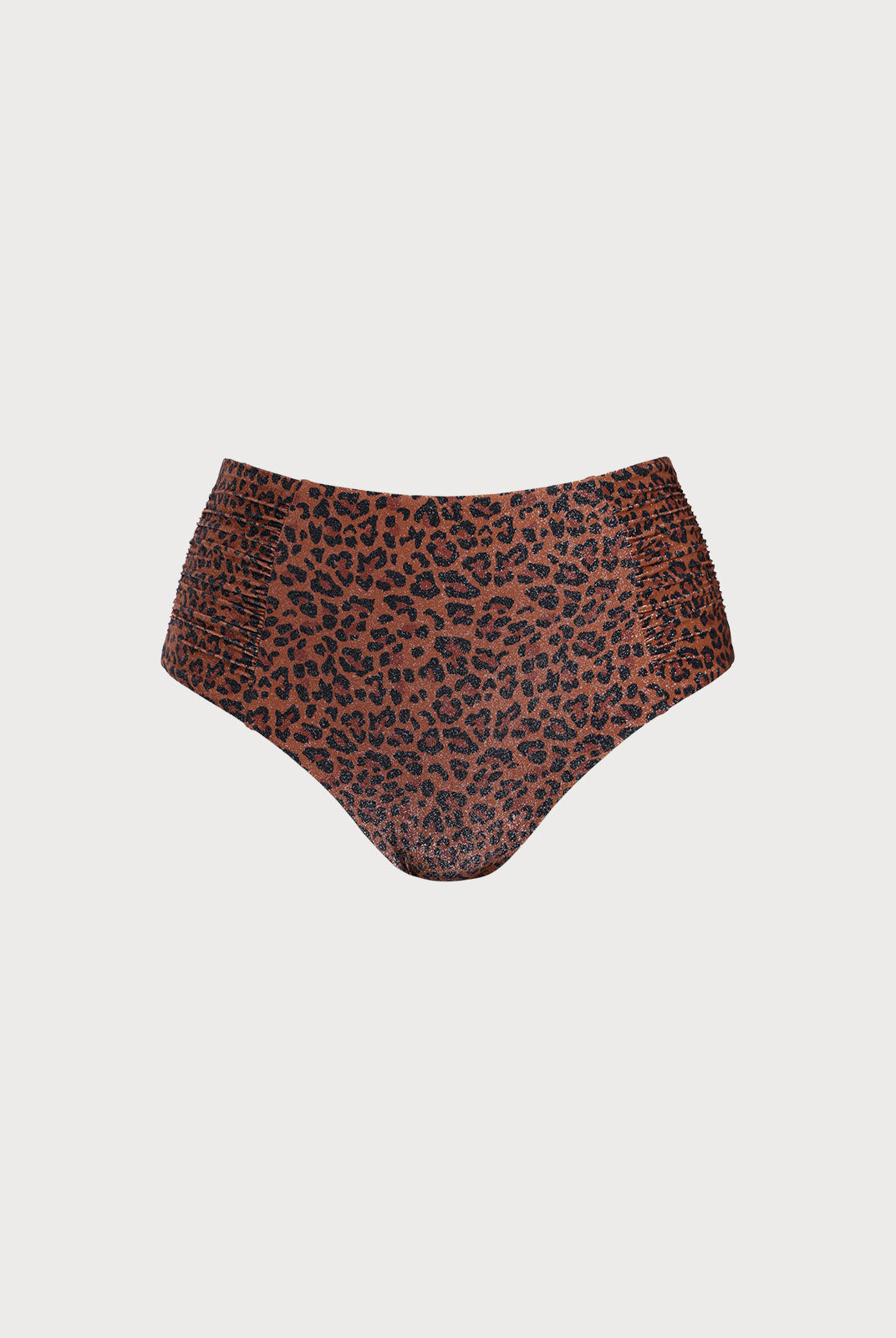Women Knitted Nylon Bikini Bottoms Dark Coffee Sustainable Plus Size Bikinis - BERLOOK