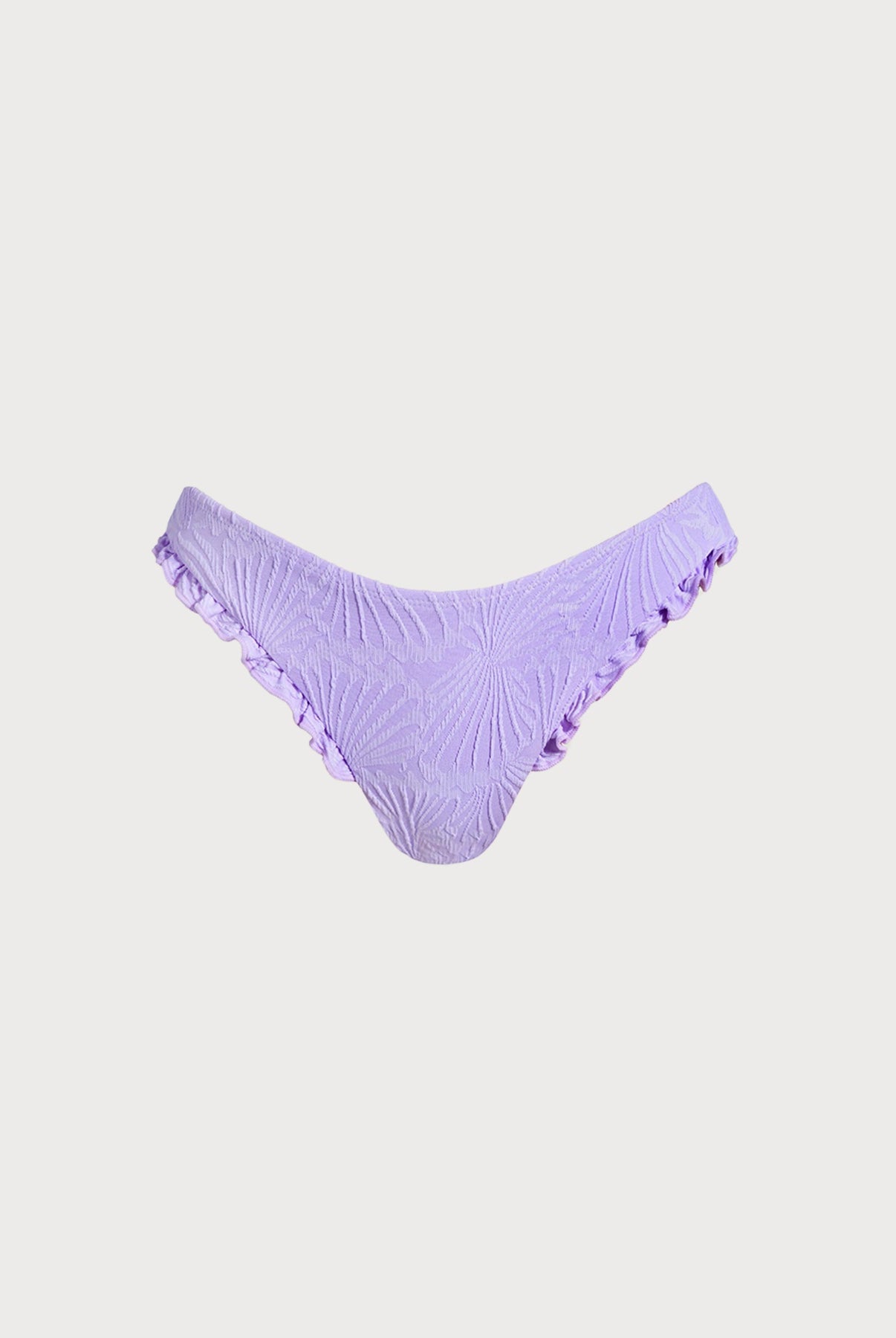 Women Knitted Nylon Bikini Bottoms Purple Sustainable Bikinis - BERLOOK