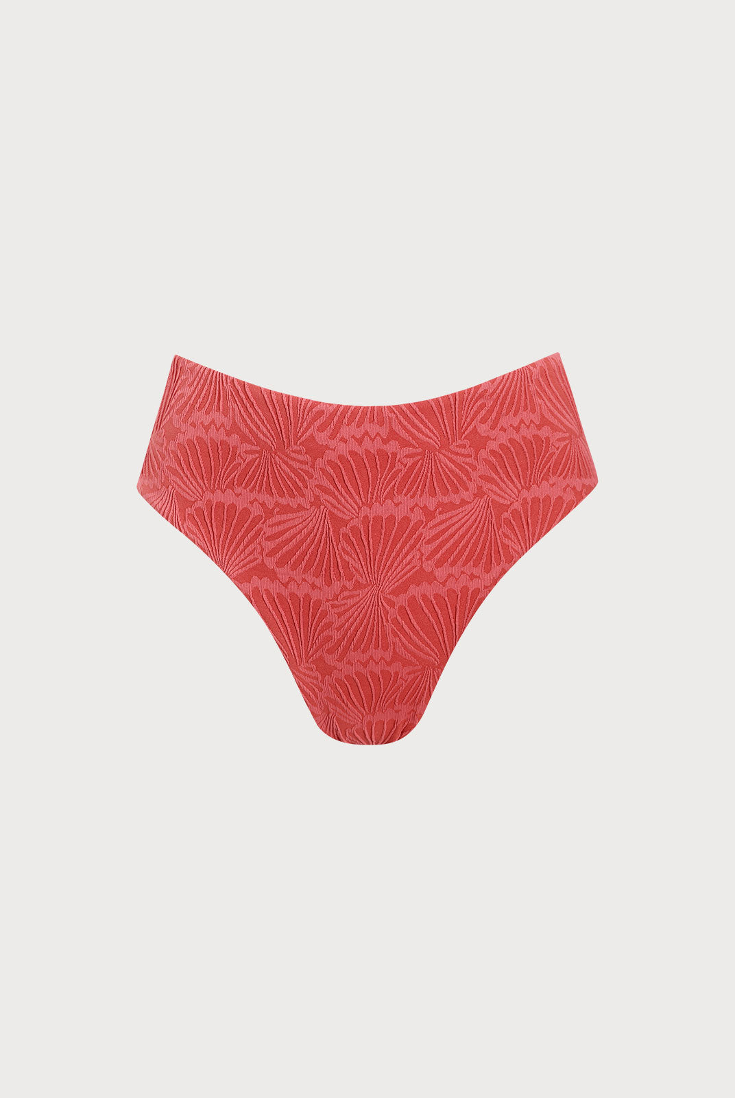 Women Knitted Nylon Bikini Bottoms Red Sustainable Bikinis - BERLOOK
