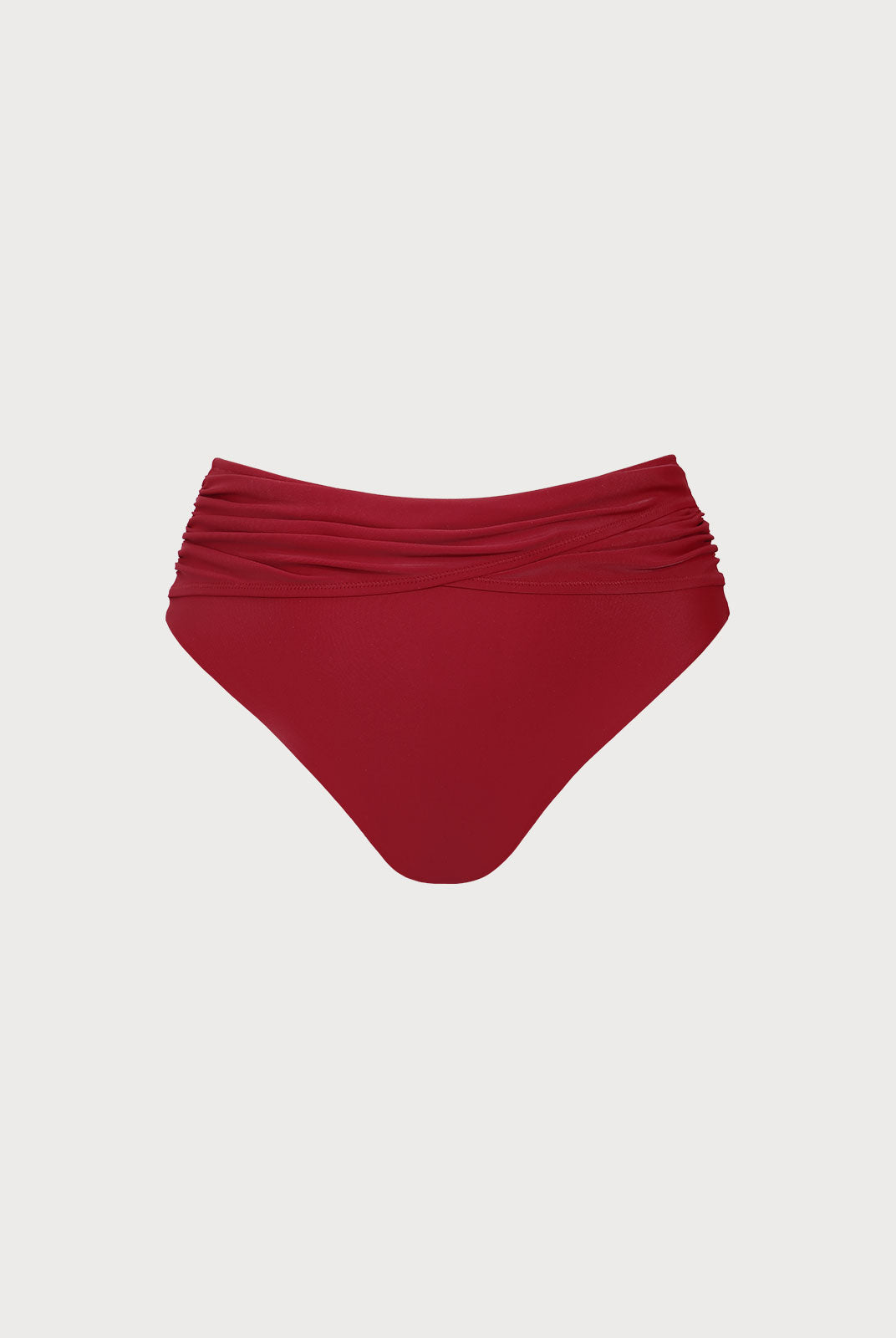 Women Knitted Nylon Bikini bottoms Red Sustainable Plus Size Bikinis - BERLOOK