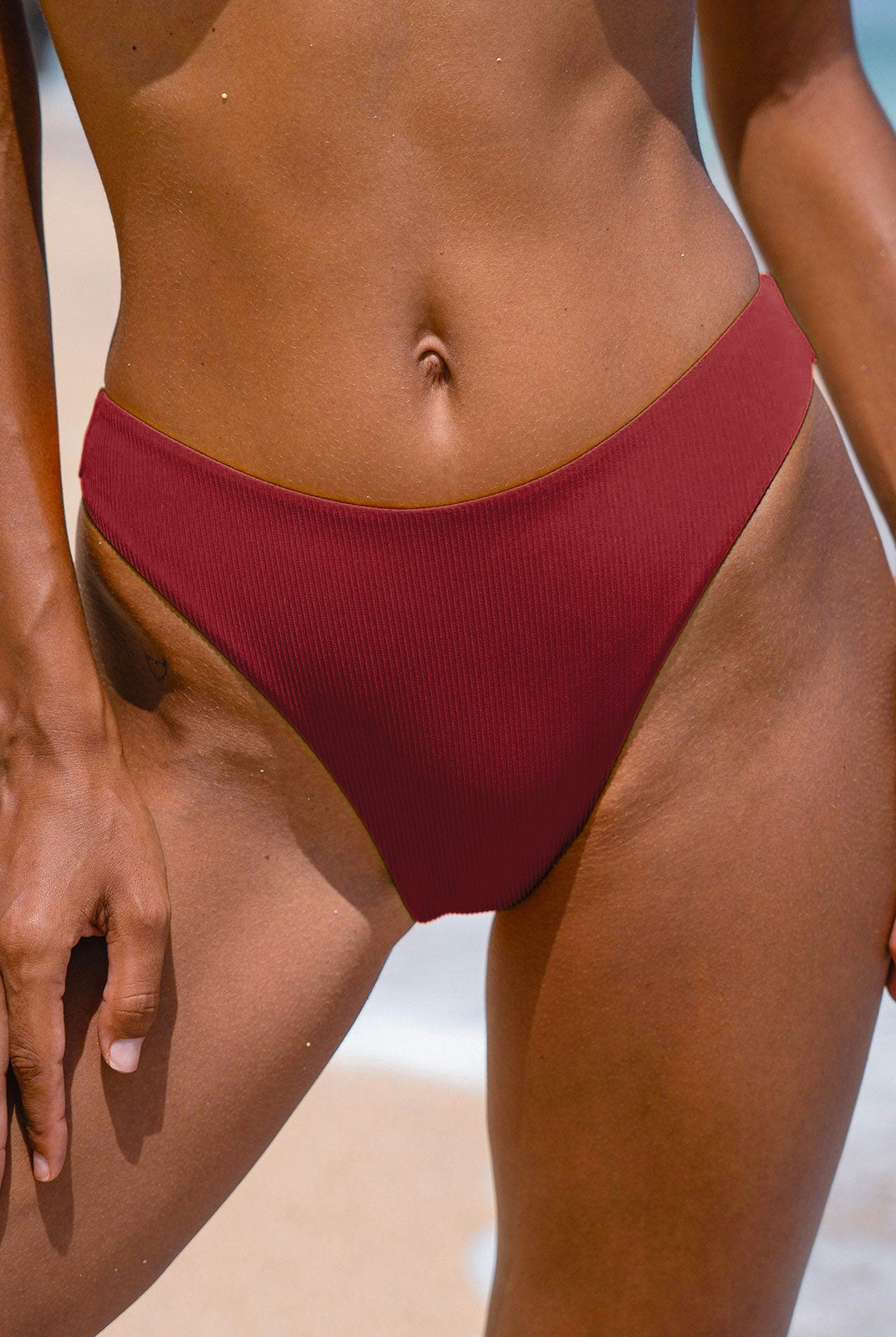 Women Knitted Nylon Bikini Bottoms Sustainable Bikinis - BERLOOK