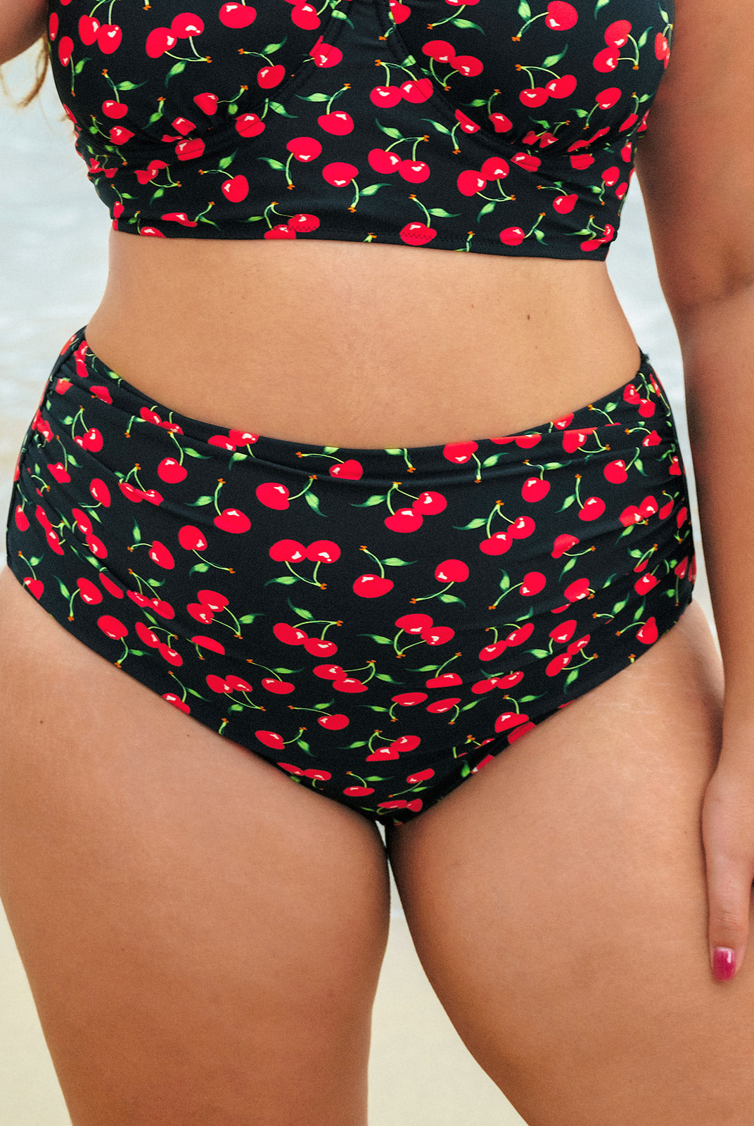 Women Knitted Nylon Bikini Bottoms Sustainable Plus Size Bikinis - BERLOOK