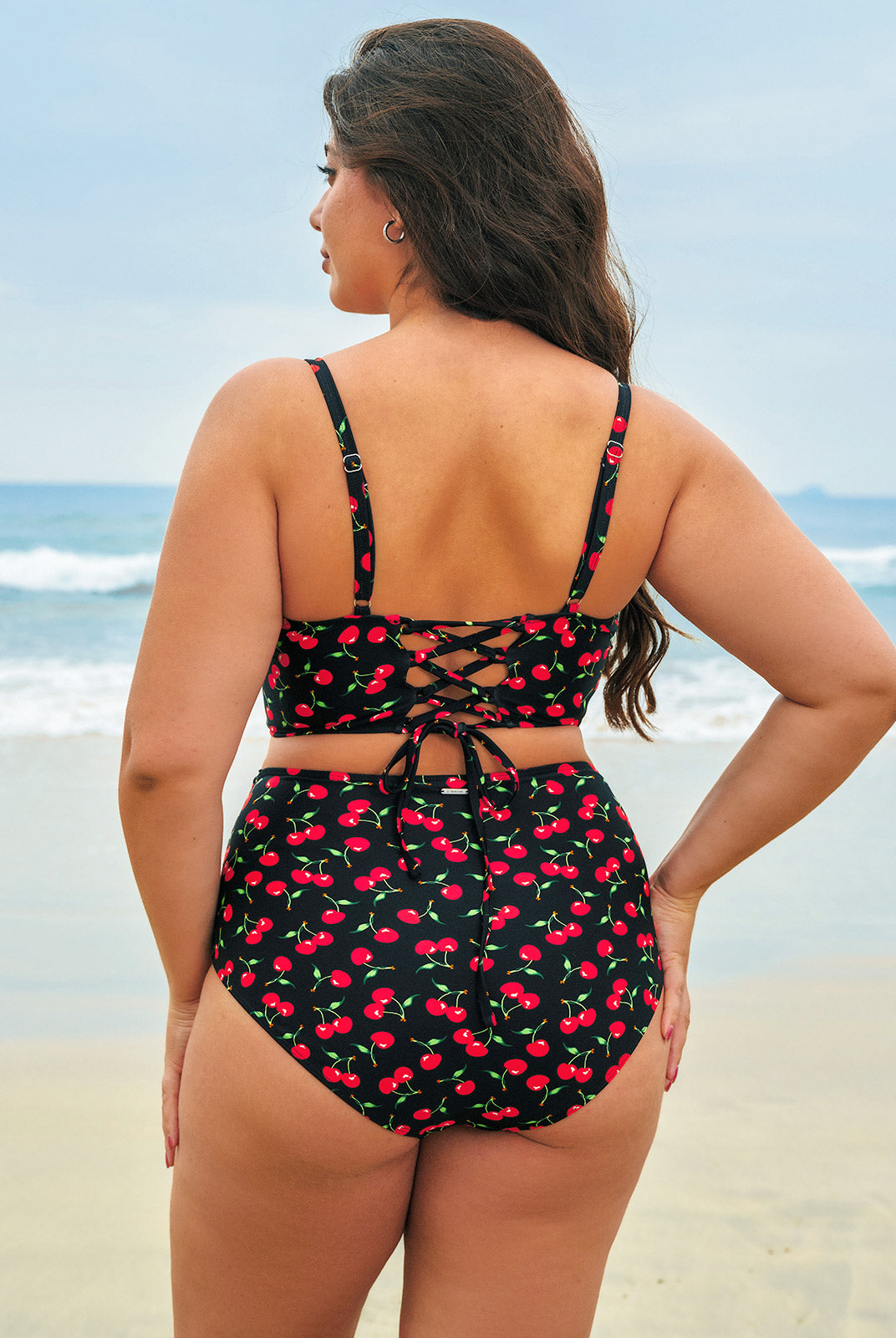 Women Knitted Nylon Bikini Bottoms Sustainable Plus Size Bikinis - BERLOOK
