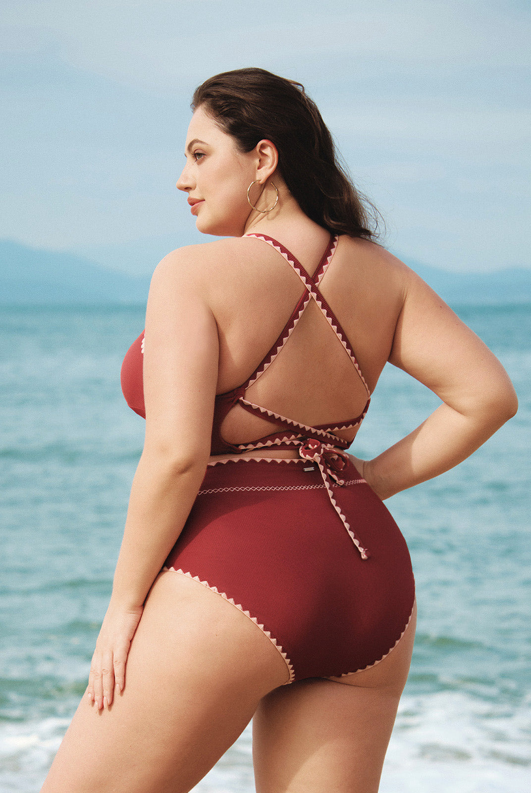 Women Knitted Nylon Bikini Bottoms Sustainable Plus Size Bikinis - BERLOOK