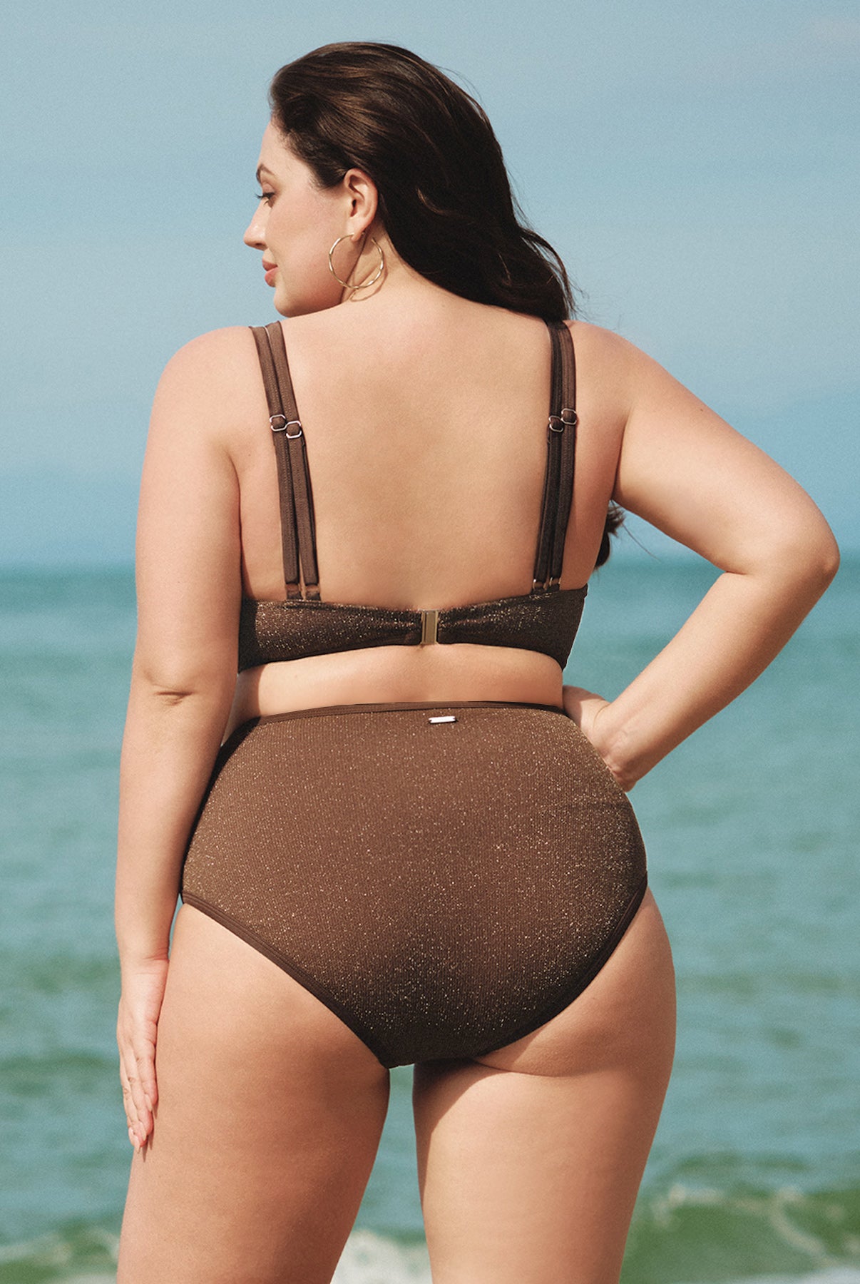 Women Knitted Nylon Bikini Bottoms Sustainable Plus Size Bikinis - BERLOOK