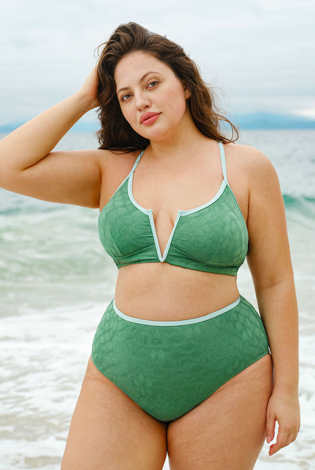 Women Knitted Nylon Bikini Bottoms Sustainable Plus Size Bikinis - BERLOOK