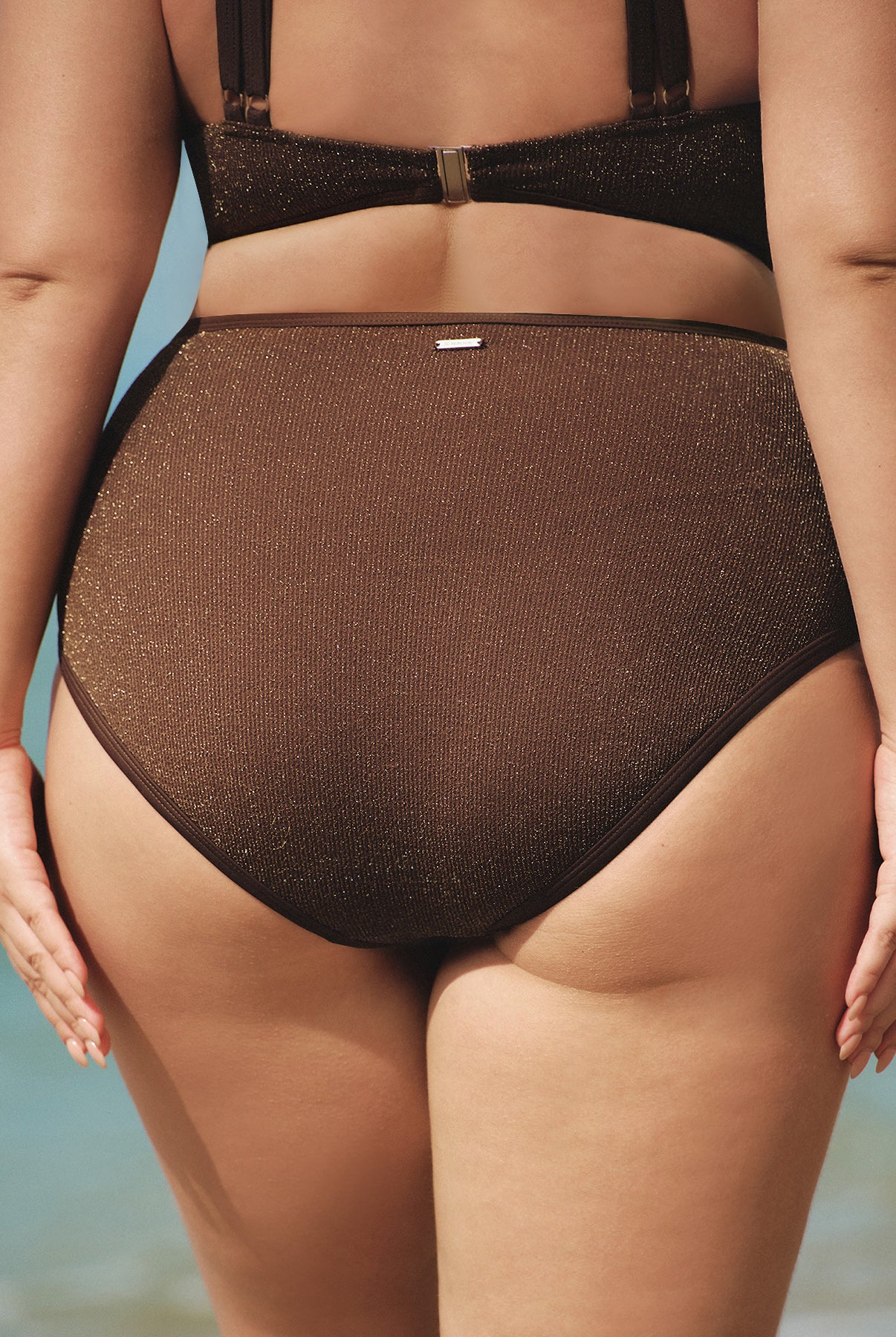 Women Knitted Nylon Bikini Bottoms Sustainable Plus Size Bikinis - BERLOOK
