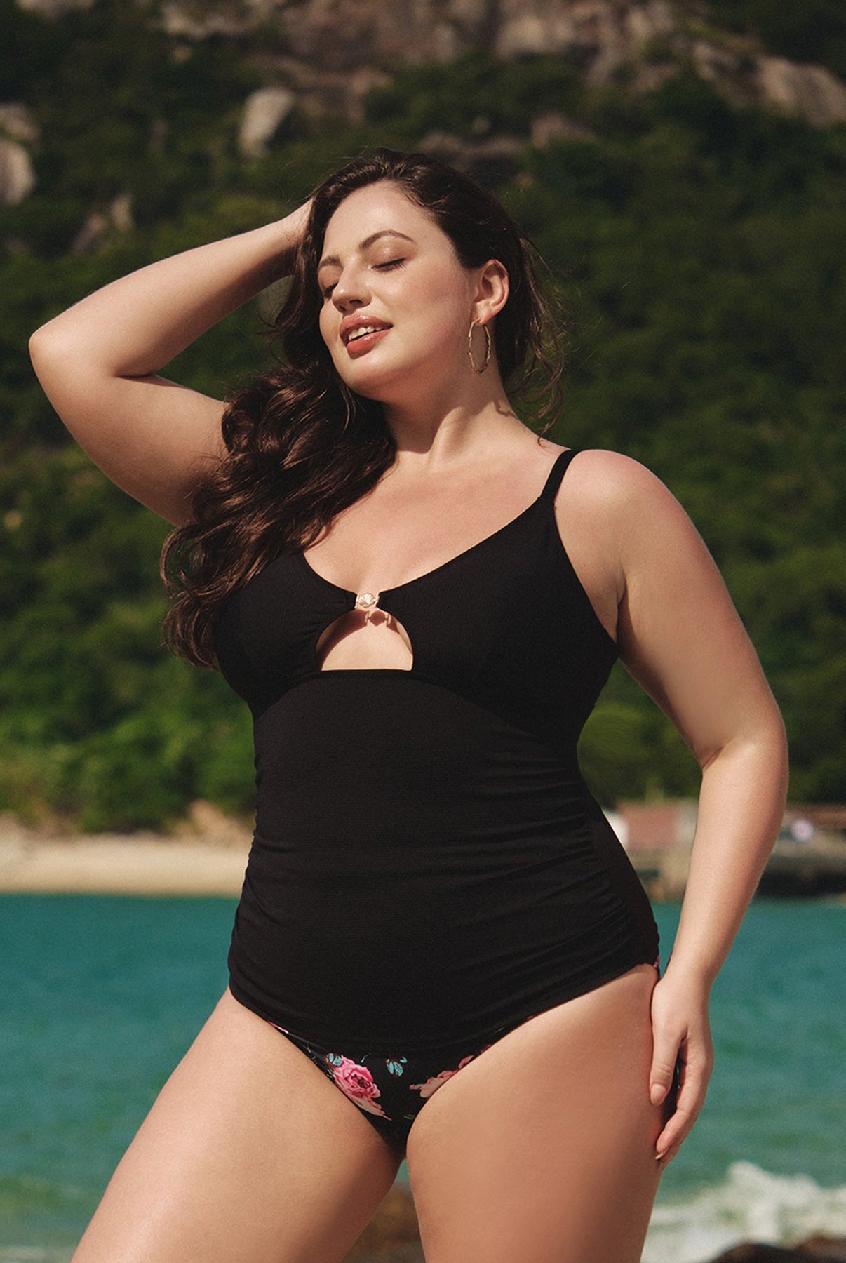 Women Knitted Nylon Bikini Bottoms Sustainable Plus Size Bikinis - BERLOOK