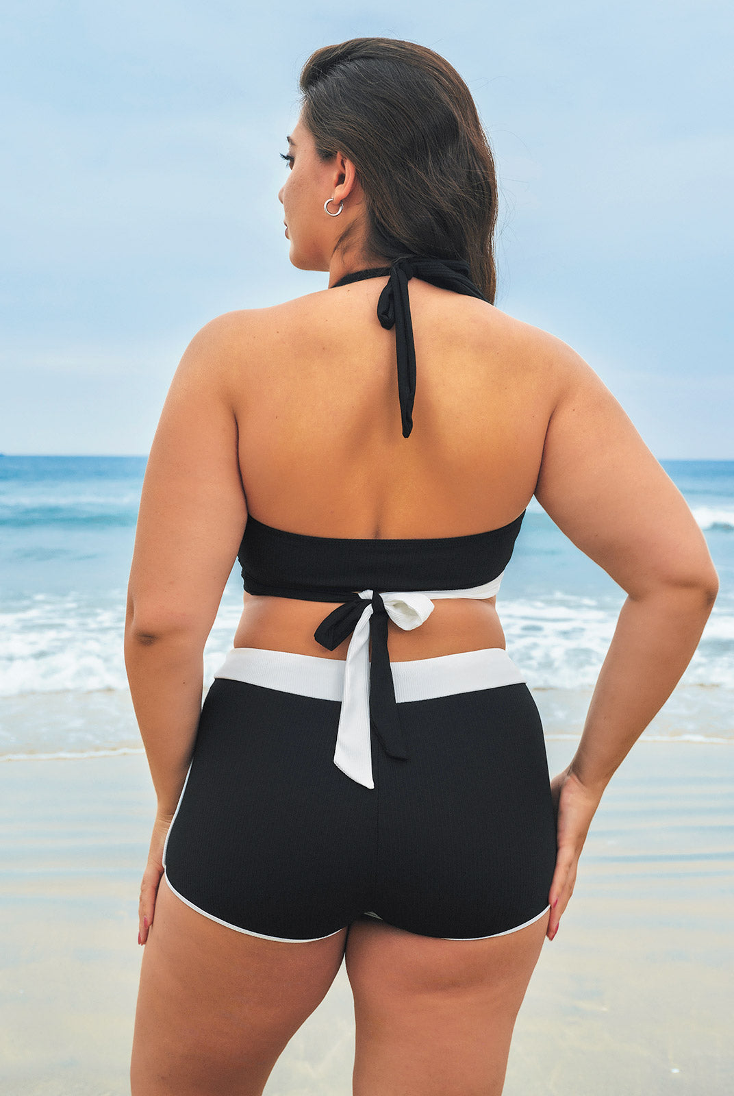 Women Knitted Nylon Bikini Bottoms Sustainable Plus Size Bikinis - BERLOOK