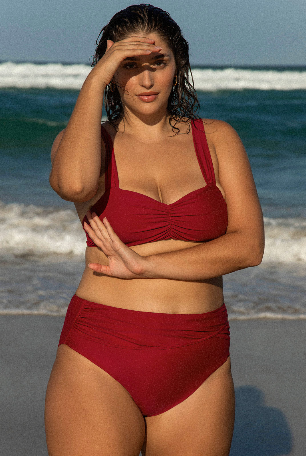 Women Knitted Nylon Bikini bottoms Sustainable Plus Size Bikinis - BERLOOK
