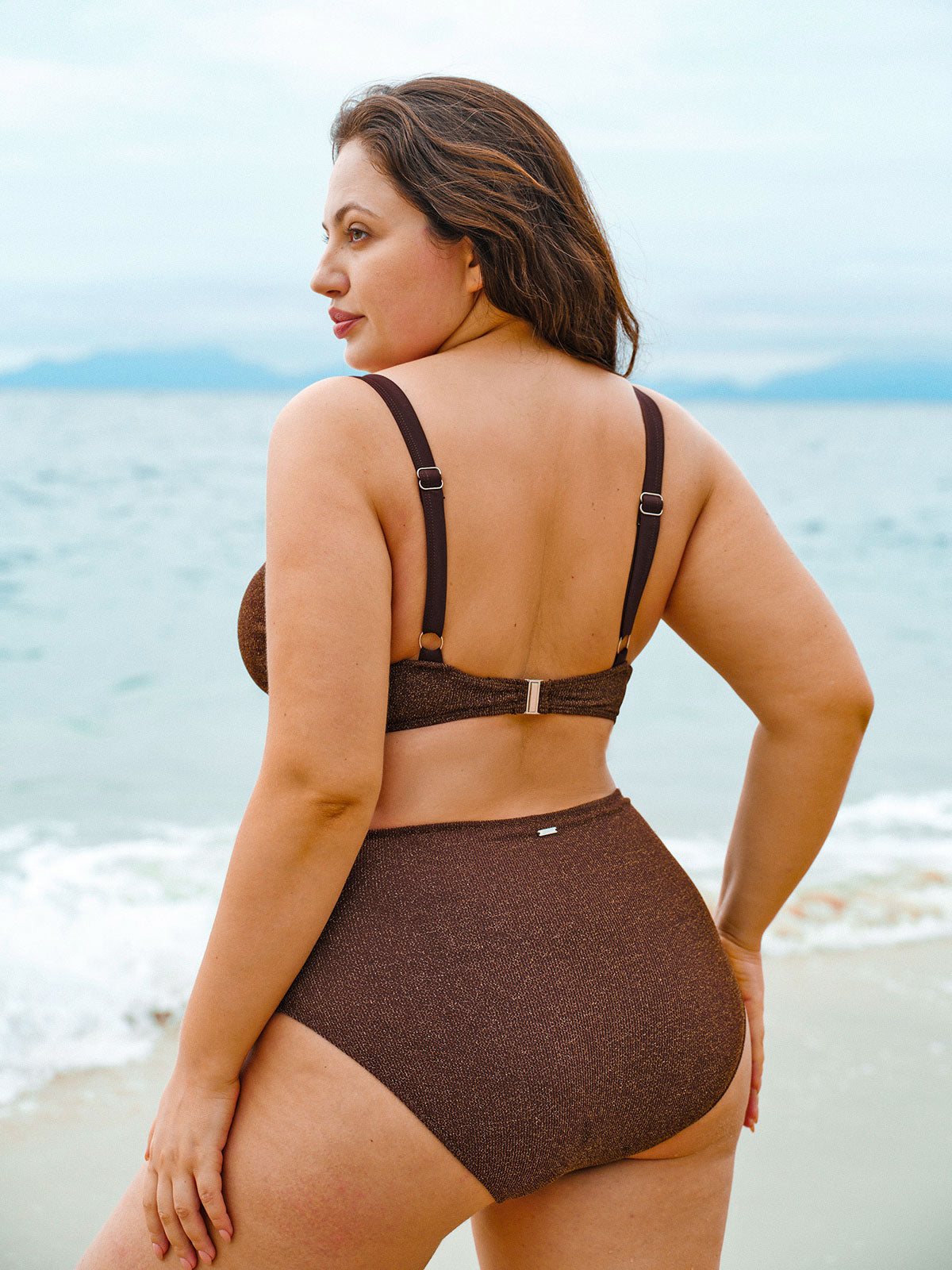 Women Knitted Nylon Bikini Bottoms Sustainable Plus Size Bikinis - BERLOOK