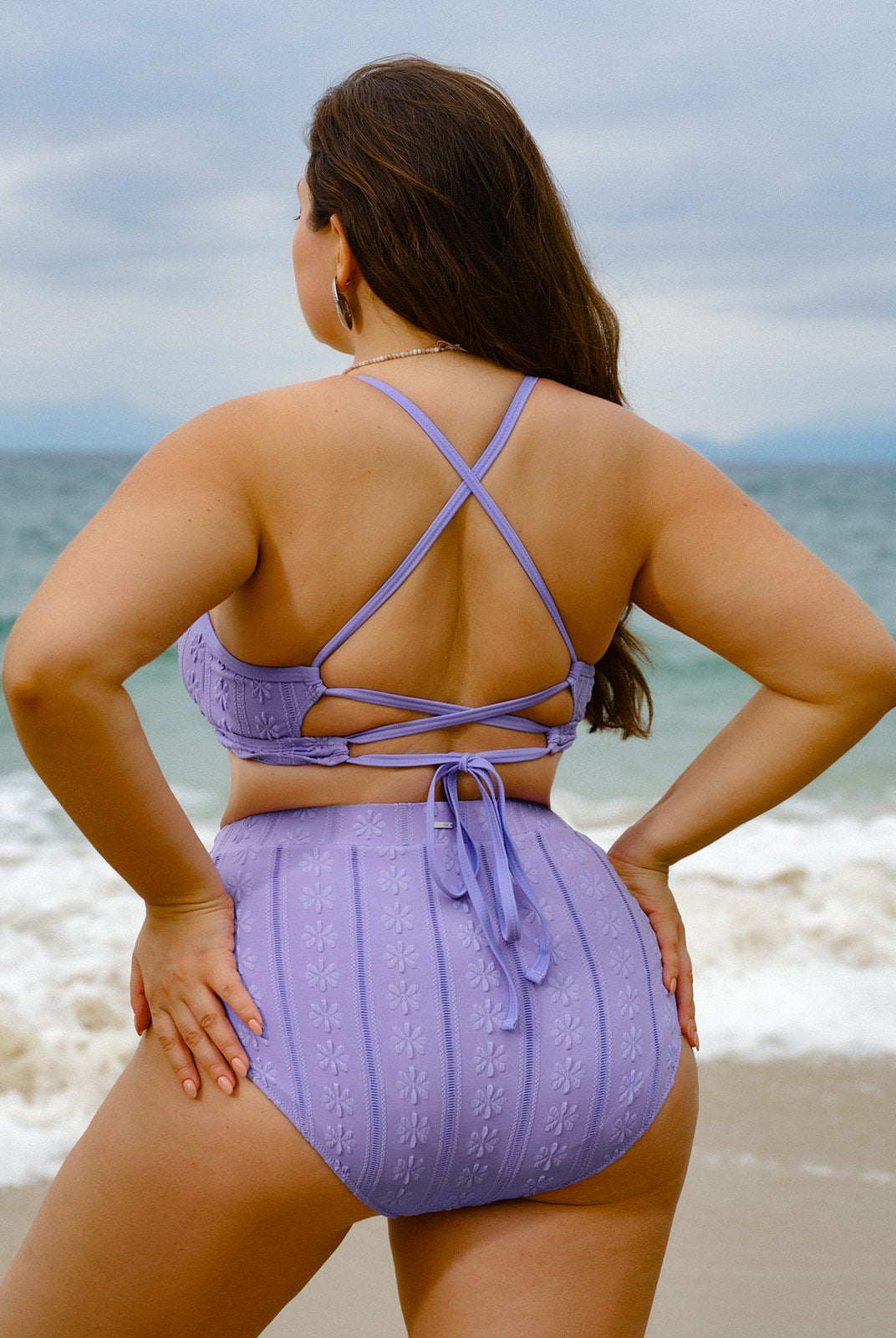Women Knitted Nylon Bikini Bottoms Sustainable Plus Size Bikinis - BERLOOK