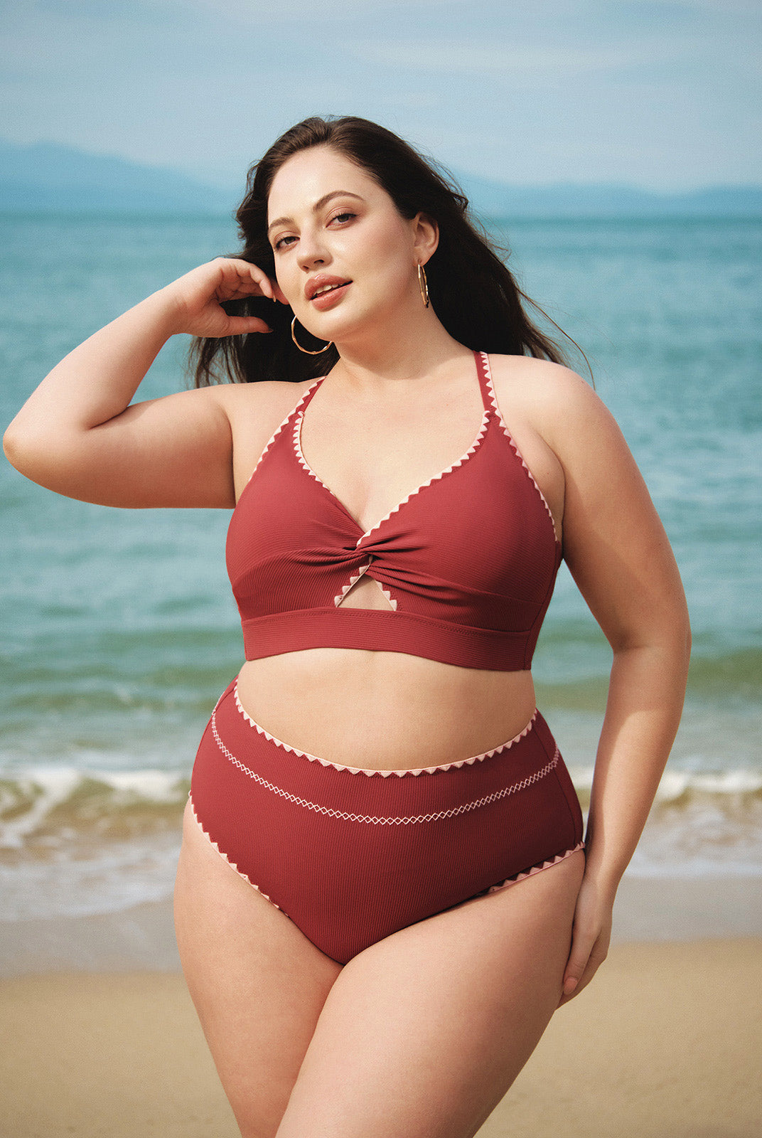 Women Knitted Nylon Bikini Bottoms Sustainable Plus Size Bikinis - BERLOOK