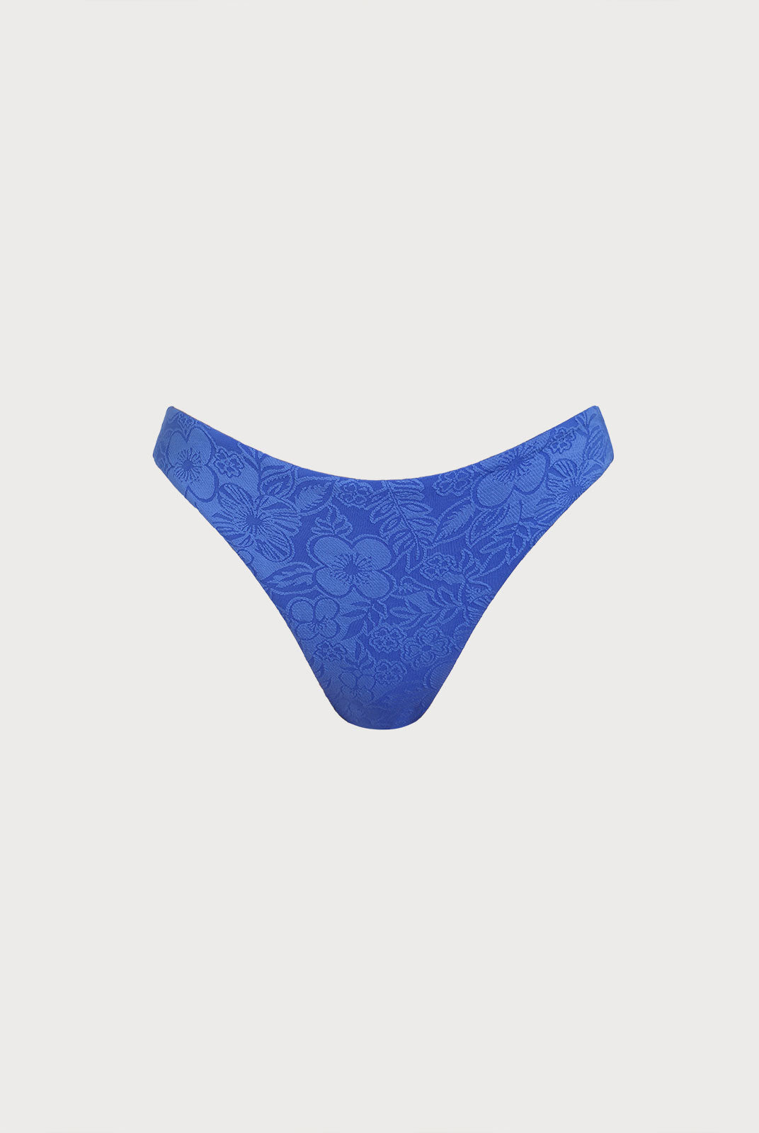 Women Knitted Nylon Bikini bottoms Blue Sustainable Bikinis - BERLOOK