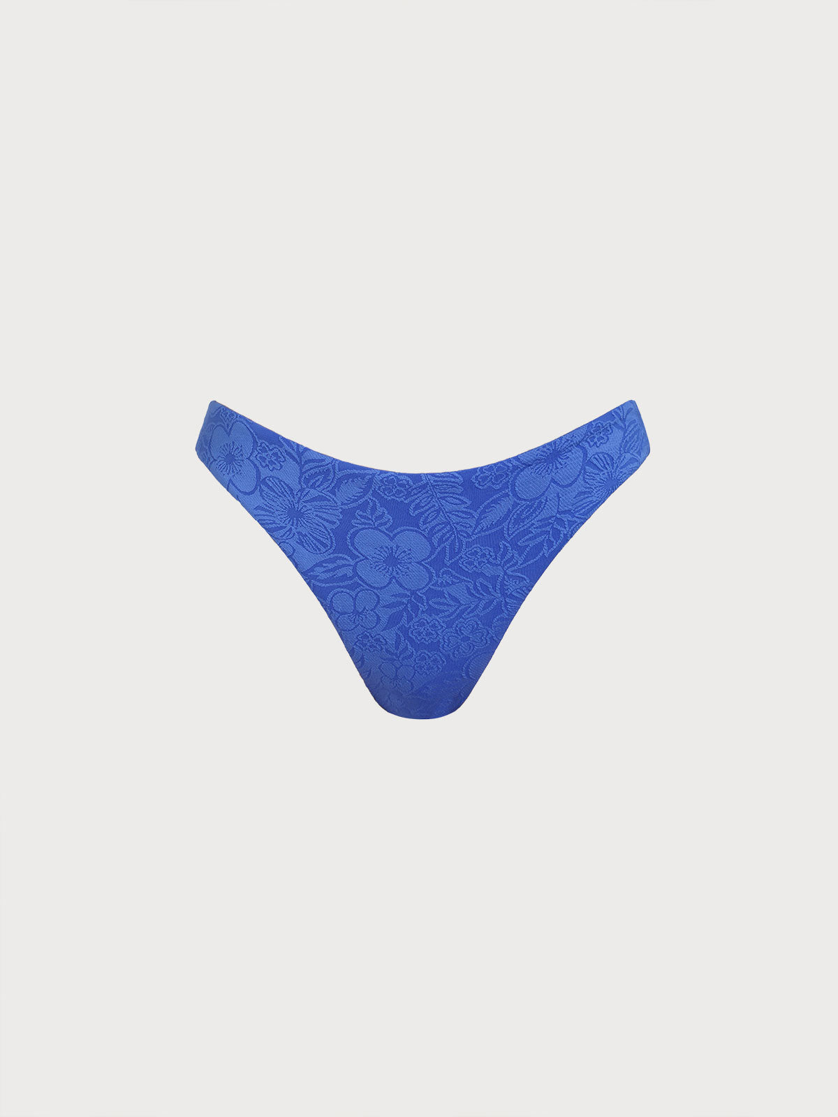 Women Knitted Nylon Bikini bottoms Blue Sustainable Bikinis - BERLOOK