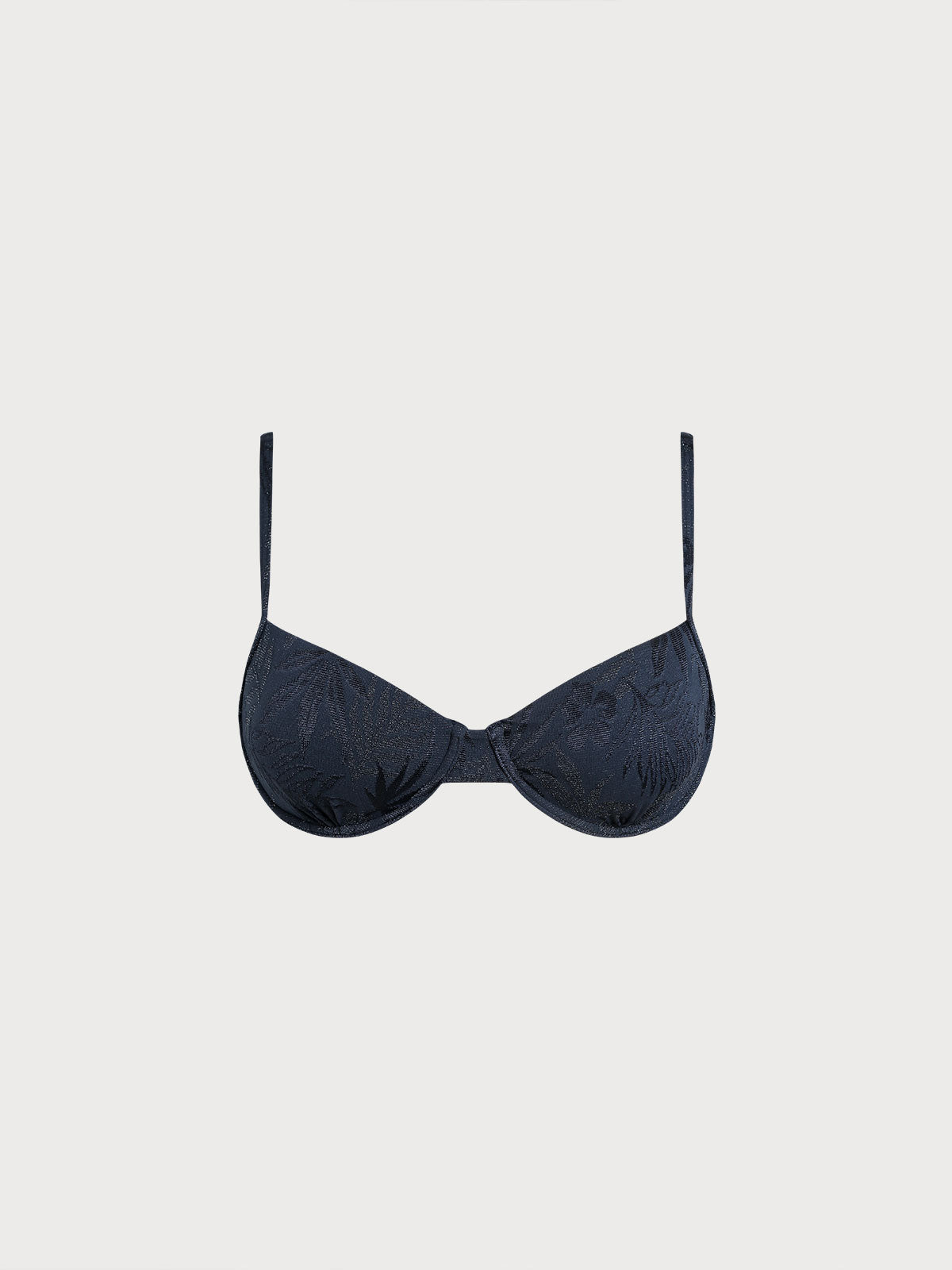 Women Knitted Nylon Bikini Tops Blue Sustainable Bikinis - BERLOOK