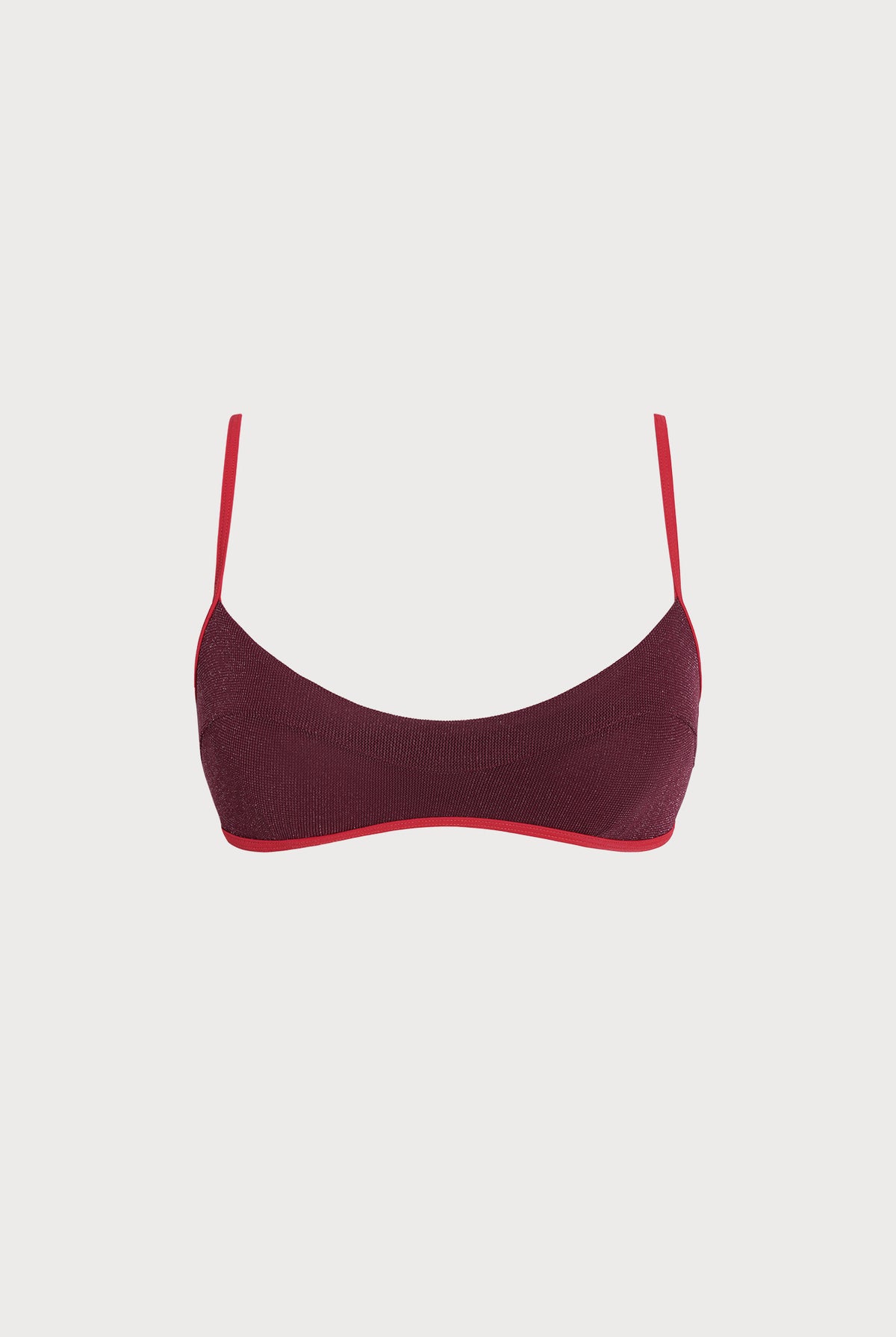 Women Knitted Nylon Bikini Tops Sustainable - BERLOOK - 05