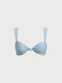 Women Knitted Nylon Bikini Tops Sustainable Bikinis - BERLOOK
