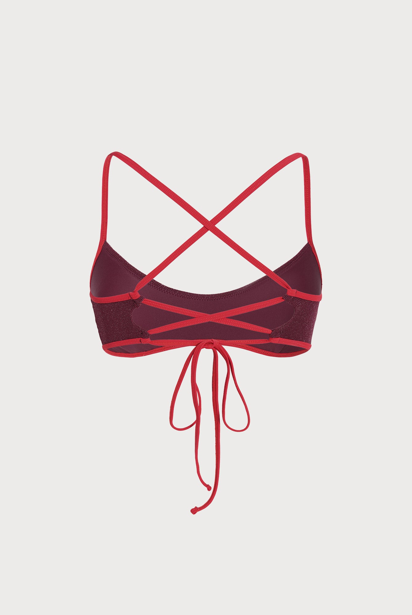 Women Knitted Nylon Bikini Tops Sustainable - BERLOOK - 06