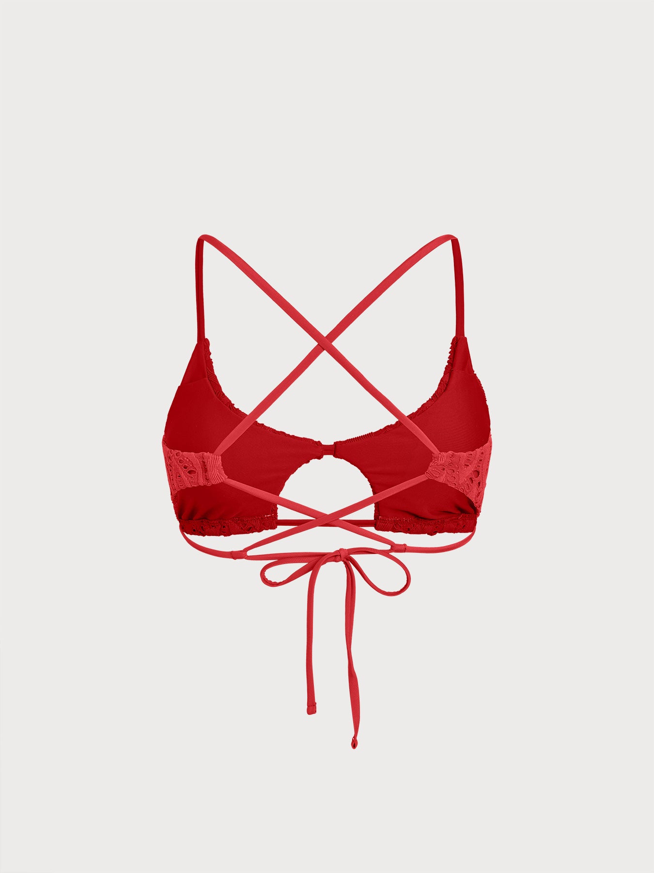 Women Knitted Nylon Bikini Tops Sustainable Bikinis - BERLOOK