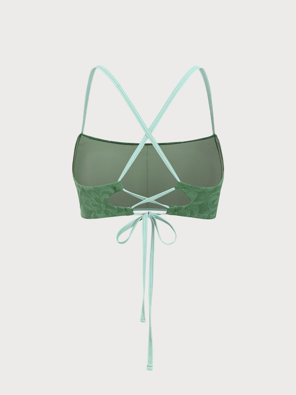 Women Knitted Nylon Bikini Tops Sustainable Bikinis - BERLOOK