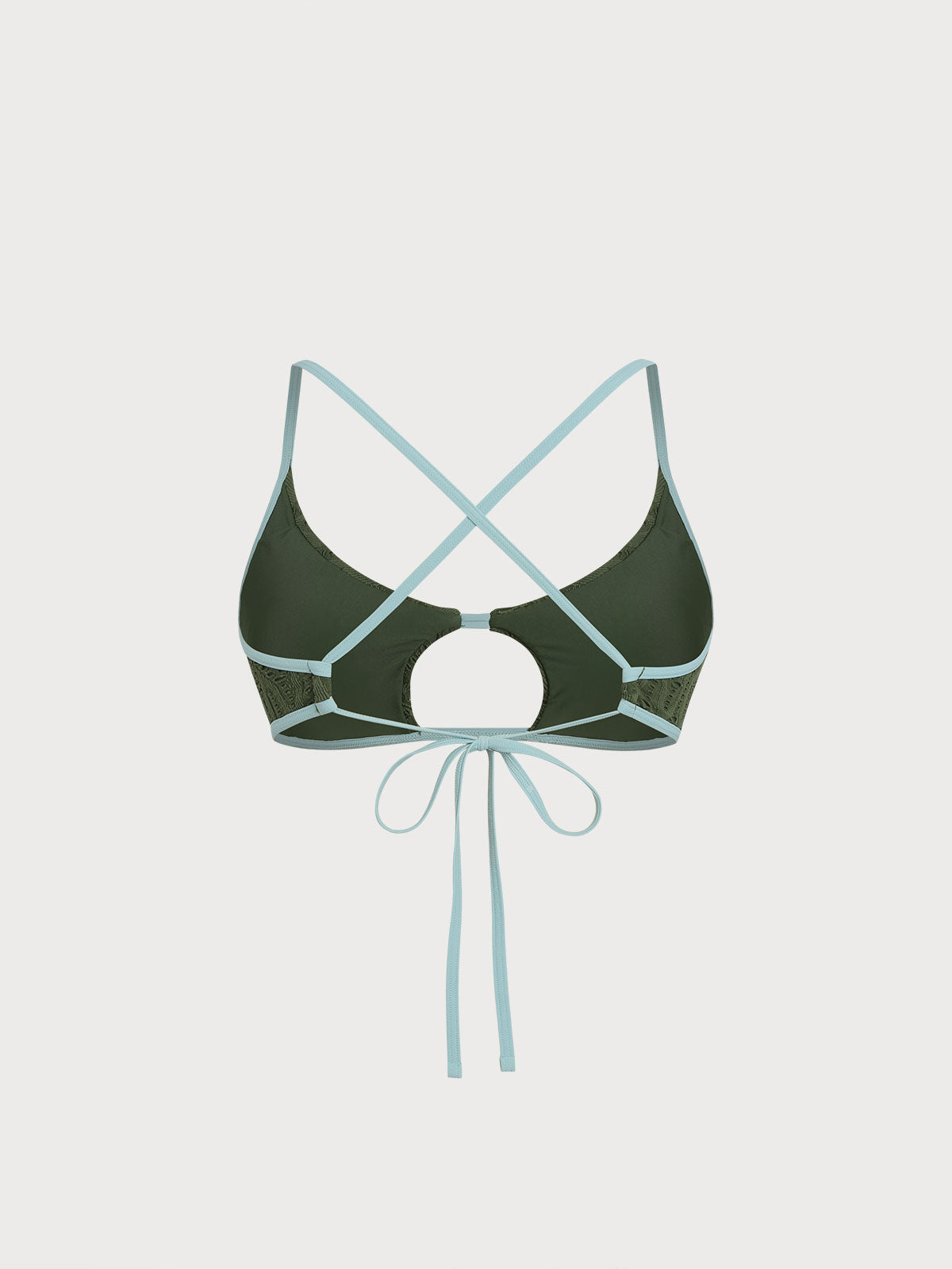 Women Knitted Nylon Bikini Tops Sustainable Bikinis - BERLOOK