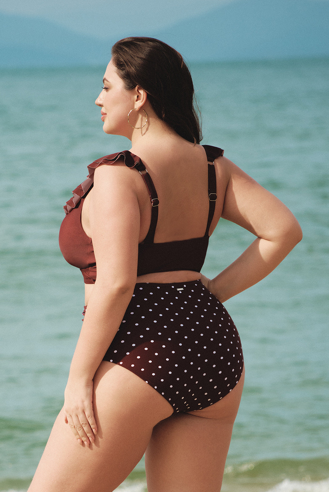 Women Knitted Nylon Bikini Tops Sustainable Plus Size Bikinis - BERLOOK