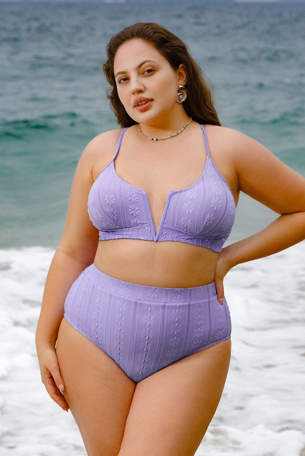 Women Knitted Nylon Bikini Tops Sustainable Plus Size Bikinis - BERLOOK