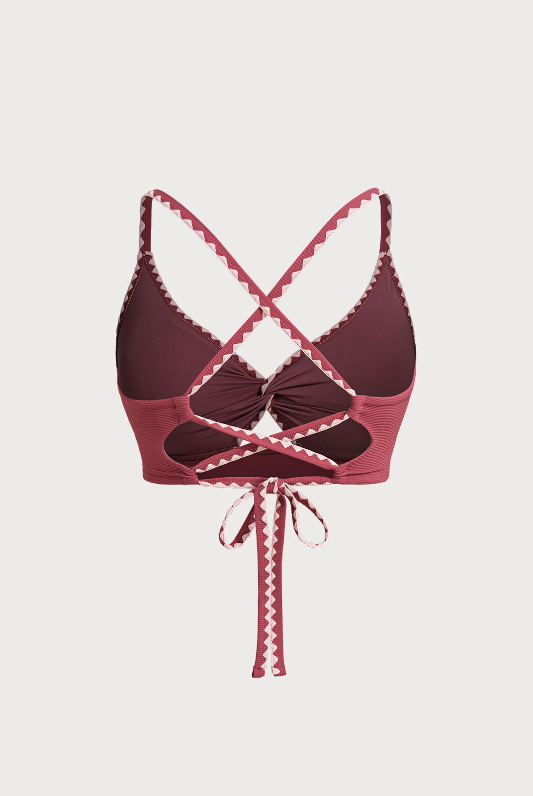 Women Knitted Nylon Bikini Tops Sustainable Plus Size Bikinis - BERLOOK