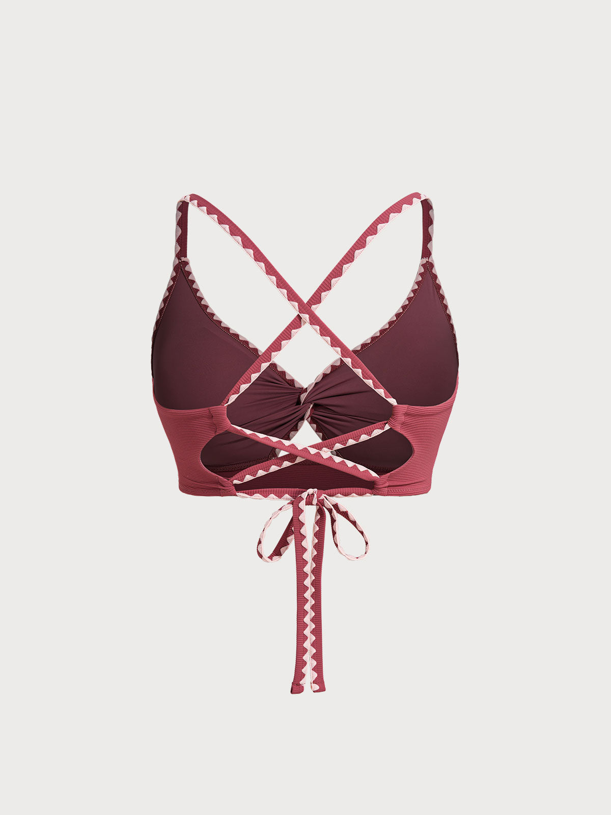 Women Knitted Nylon Bikini Tops Sustainable Plus Size Bikinis - BERLOOK