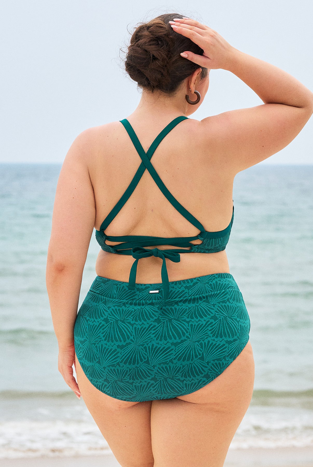 Women Knitted Nylon Bikinis Bottoms Sustainable Plus Size Bikinis - BERLOOK