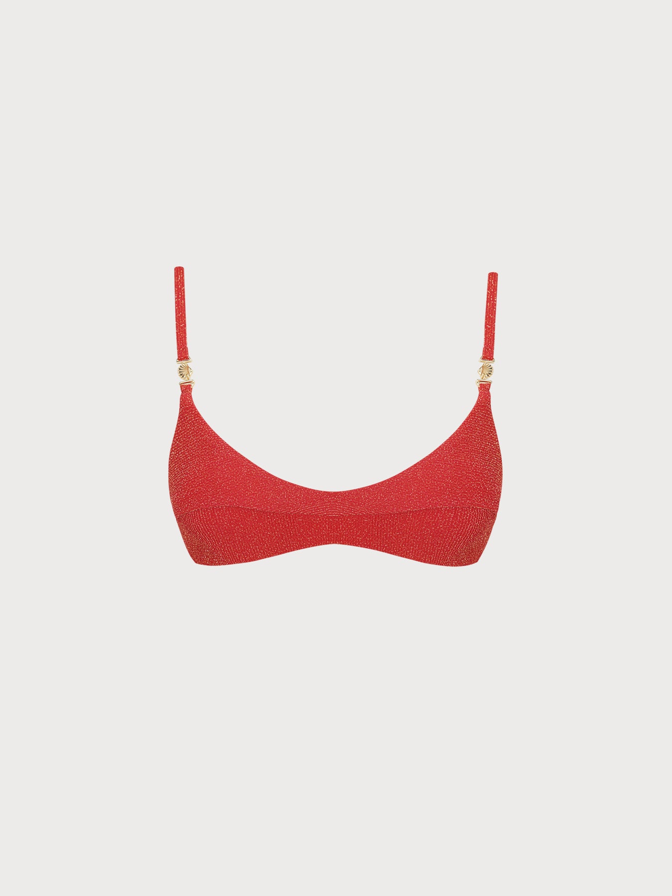 Women Knitted Nylon Bikinis Red Sustainable Bikinis - BERLOOK