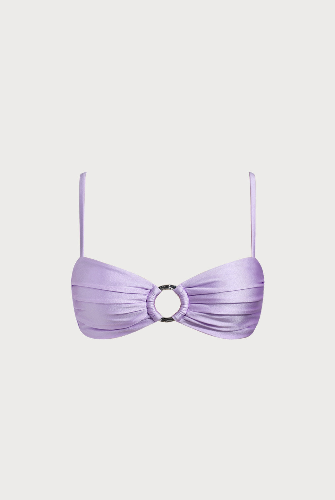 Women Knitted Nylon Bikinis Tops Purple Sustainable Bikinis - BERLOOK