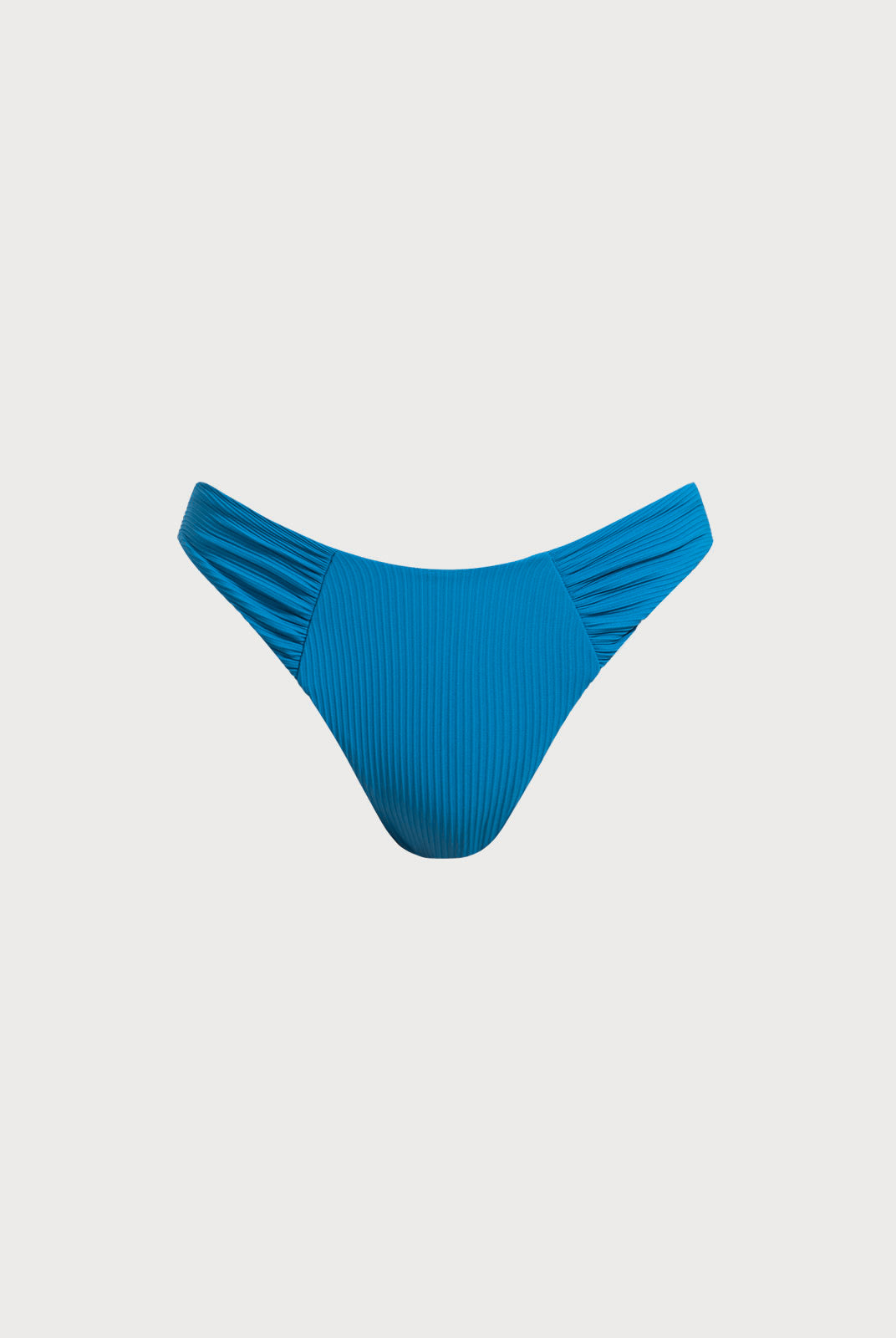 Women Knitted Nylon blended Bikini Bottoms Blue Sustainable Bikinis - BERLOOK