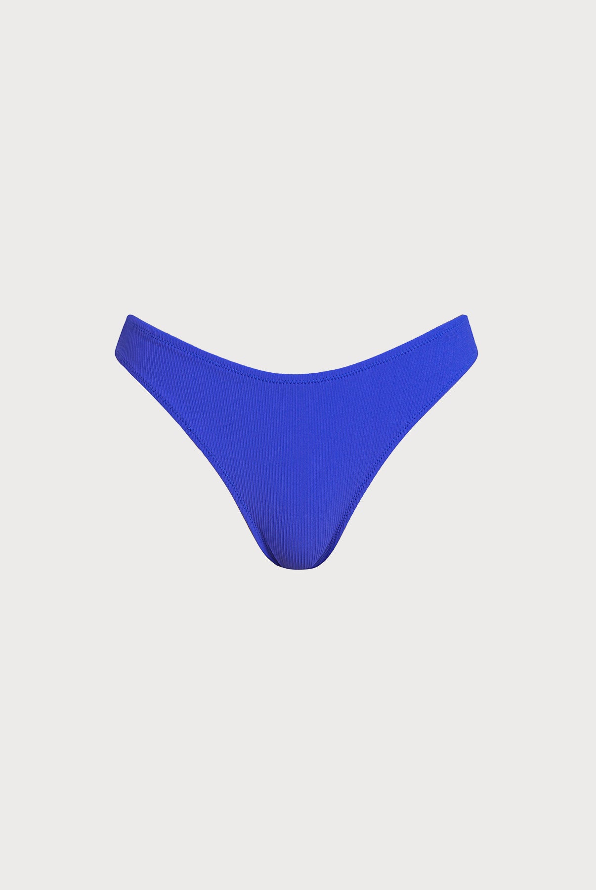 Women Knitted Nylon blended Bikini Bottoms Blue Sustainable Bikinis - BERLOOK
