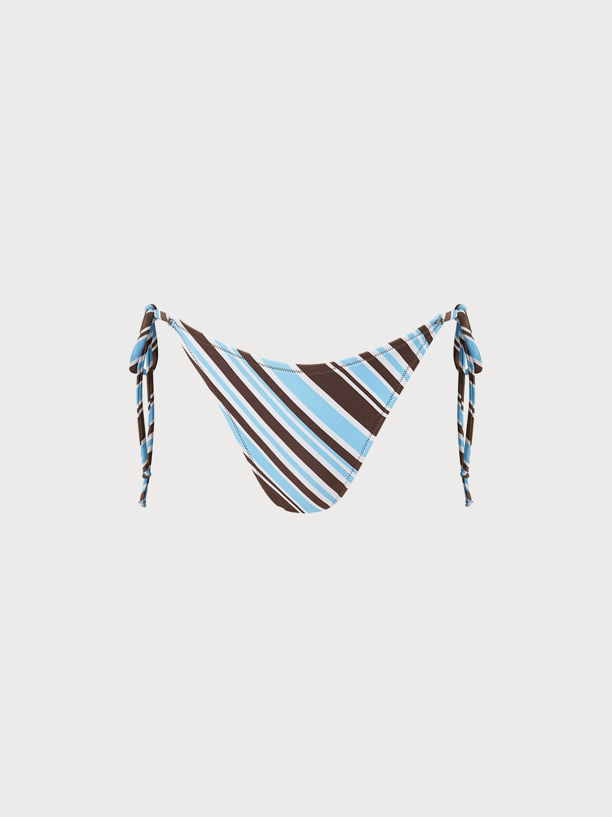 Women Knitted Nylon blended Bikini Bottoms Blue Sustainable - BERLOOK