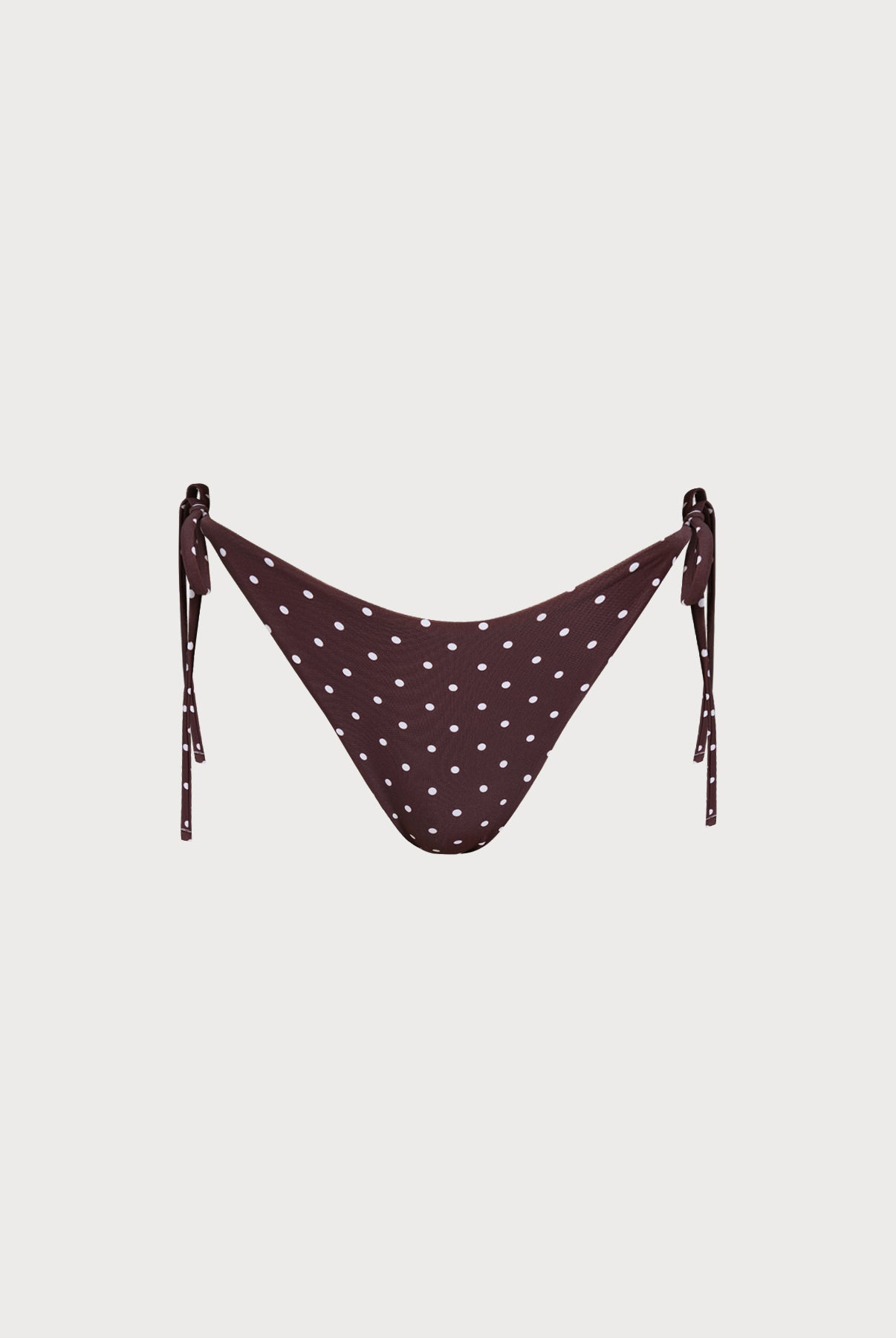 Women Knitted Nylon blended Bikini Bottoms Brown Sustainable Bikinis - BERLOOK