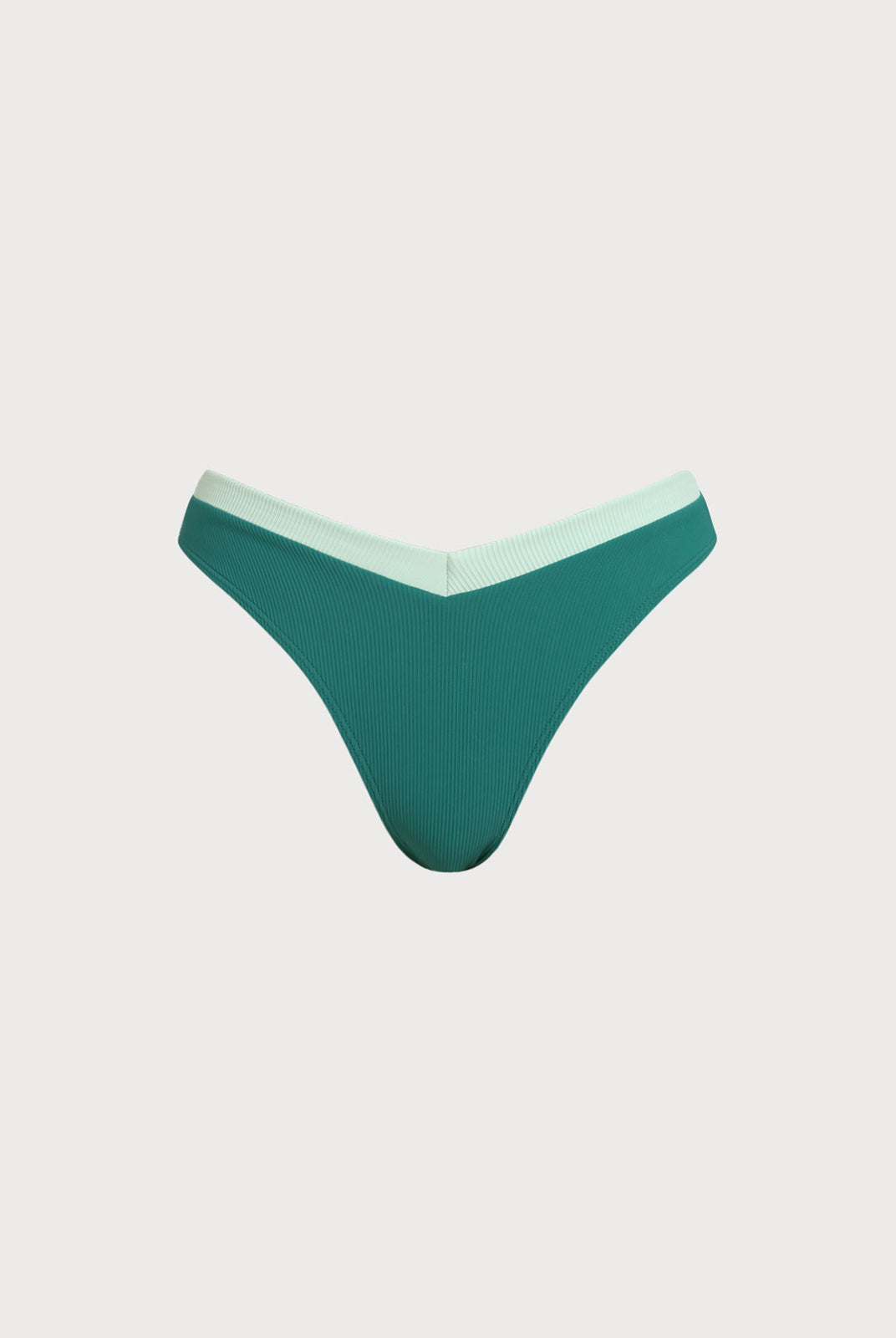 Women Knitted Nylon blended Bikini Bottoms Green Sustainable Bikinis - BERLOOK