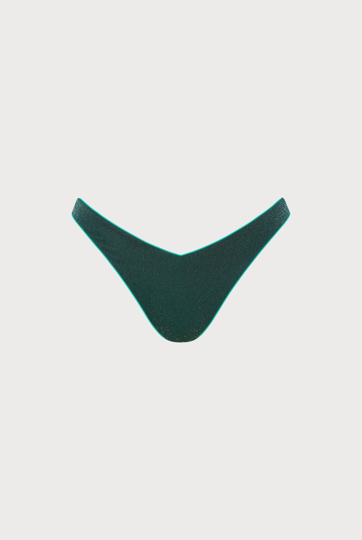 Women Knitted Nylon blended Bikini Bottoms Green Sustainable Bikinis - BERLOOK